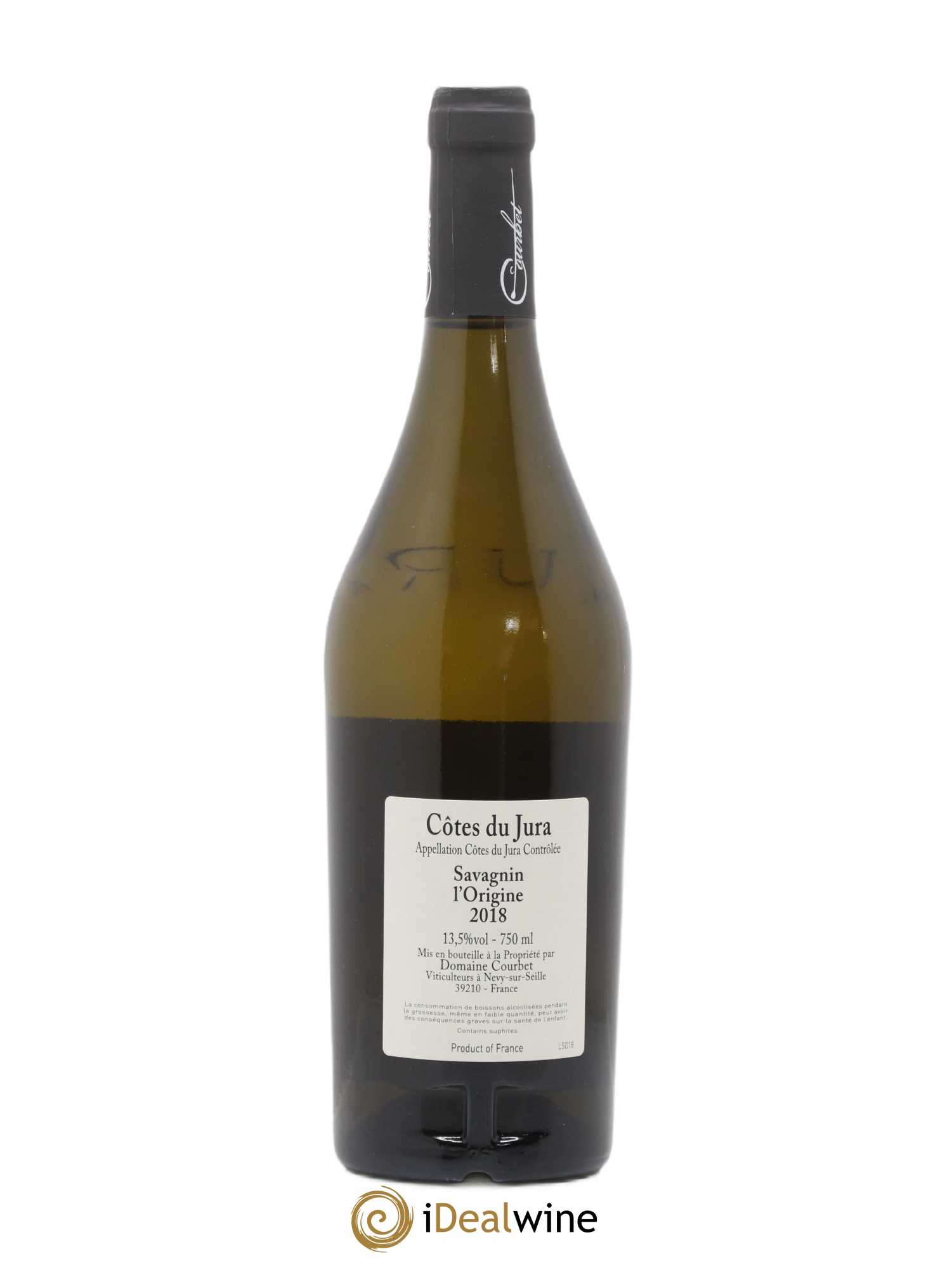 Côtes du Jura L'Origine Domaine Courbet (sans prix de réserve) 2018 - Lot de 1 bouteille - 1