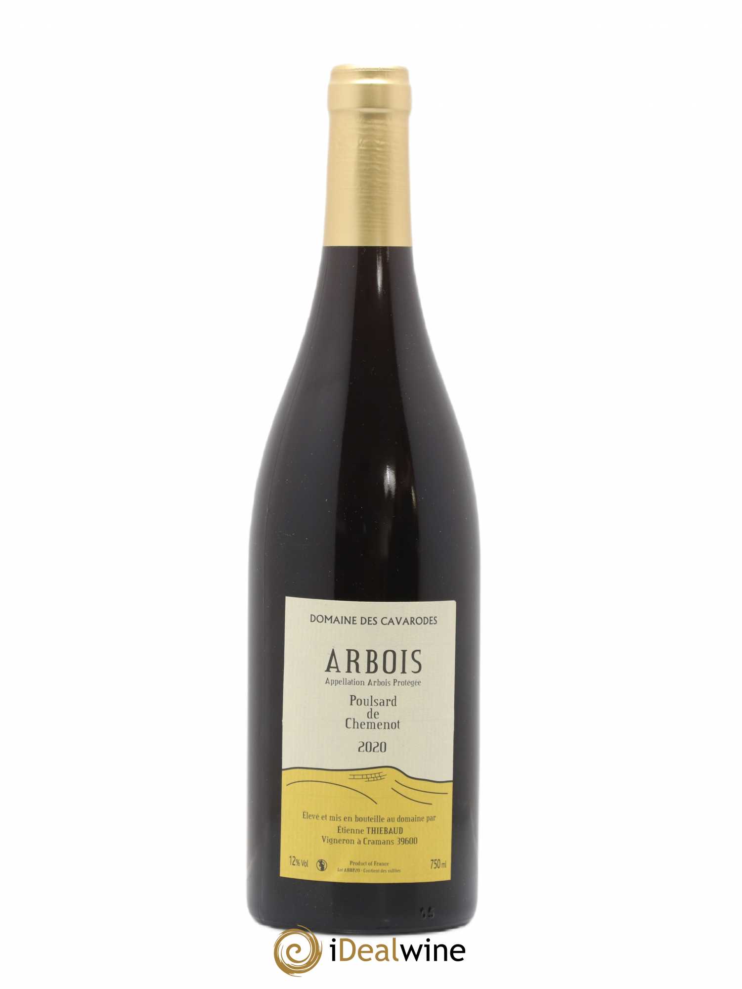 Arbois Poulsard de Chemenot Cavarodes (Domaine des) - Etienne Thiébaud 2020 - Lot de 1 bouteille - 0