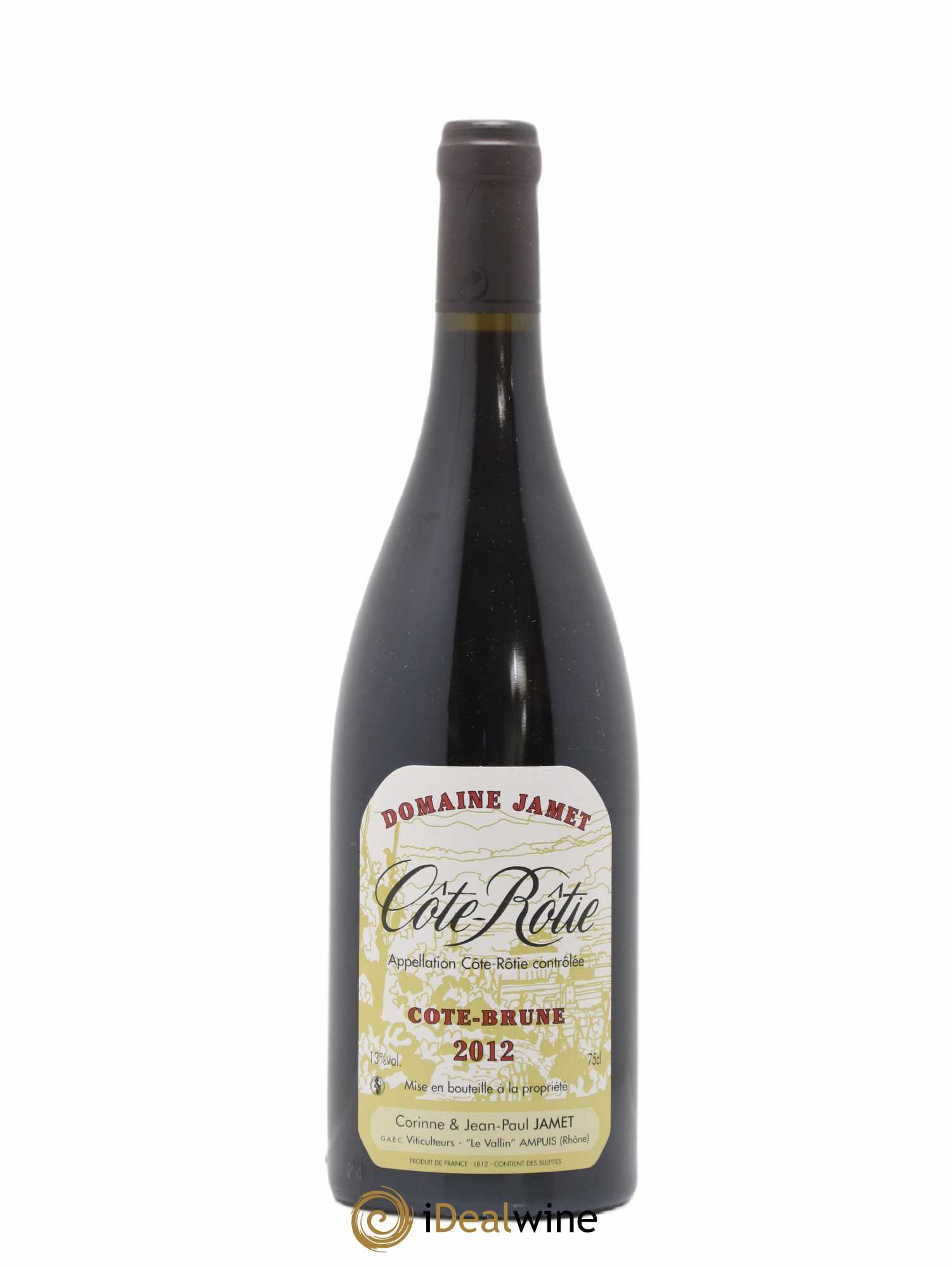 Côte-Rôtie Côte Brune Jamet (Domaine) 2012 - Lot de 1 bouteille - 0
