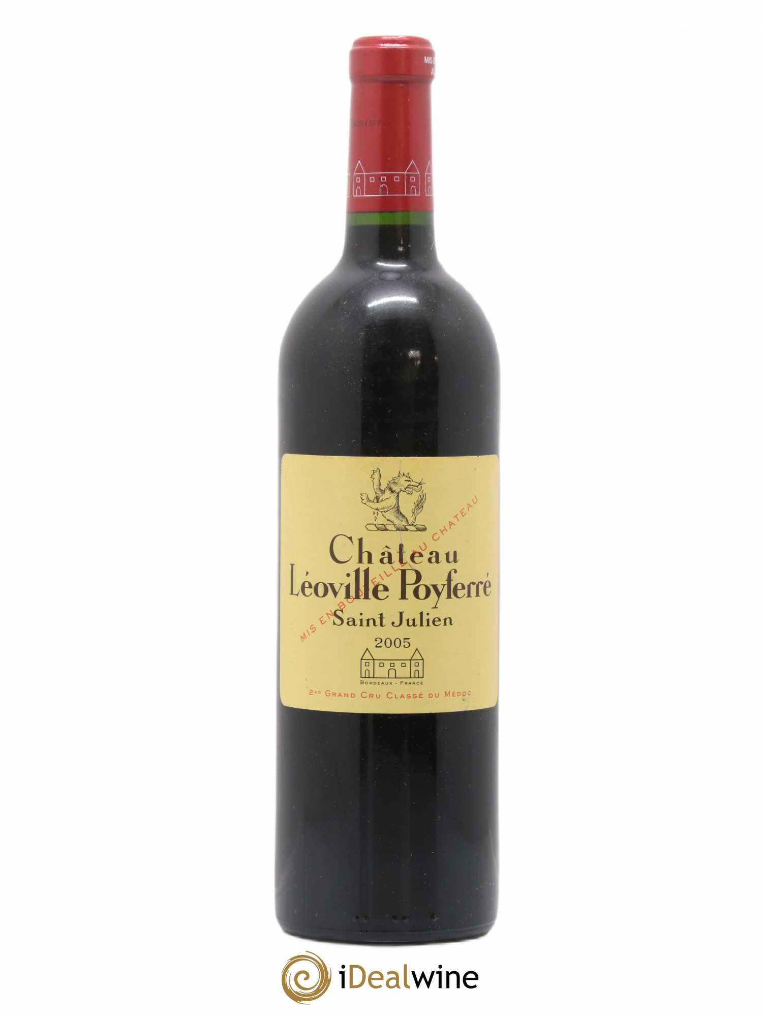 Château Léoville Poyferré 2ème Grand Cru Classé 2005 - Lot de 1 bouteille - 0