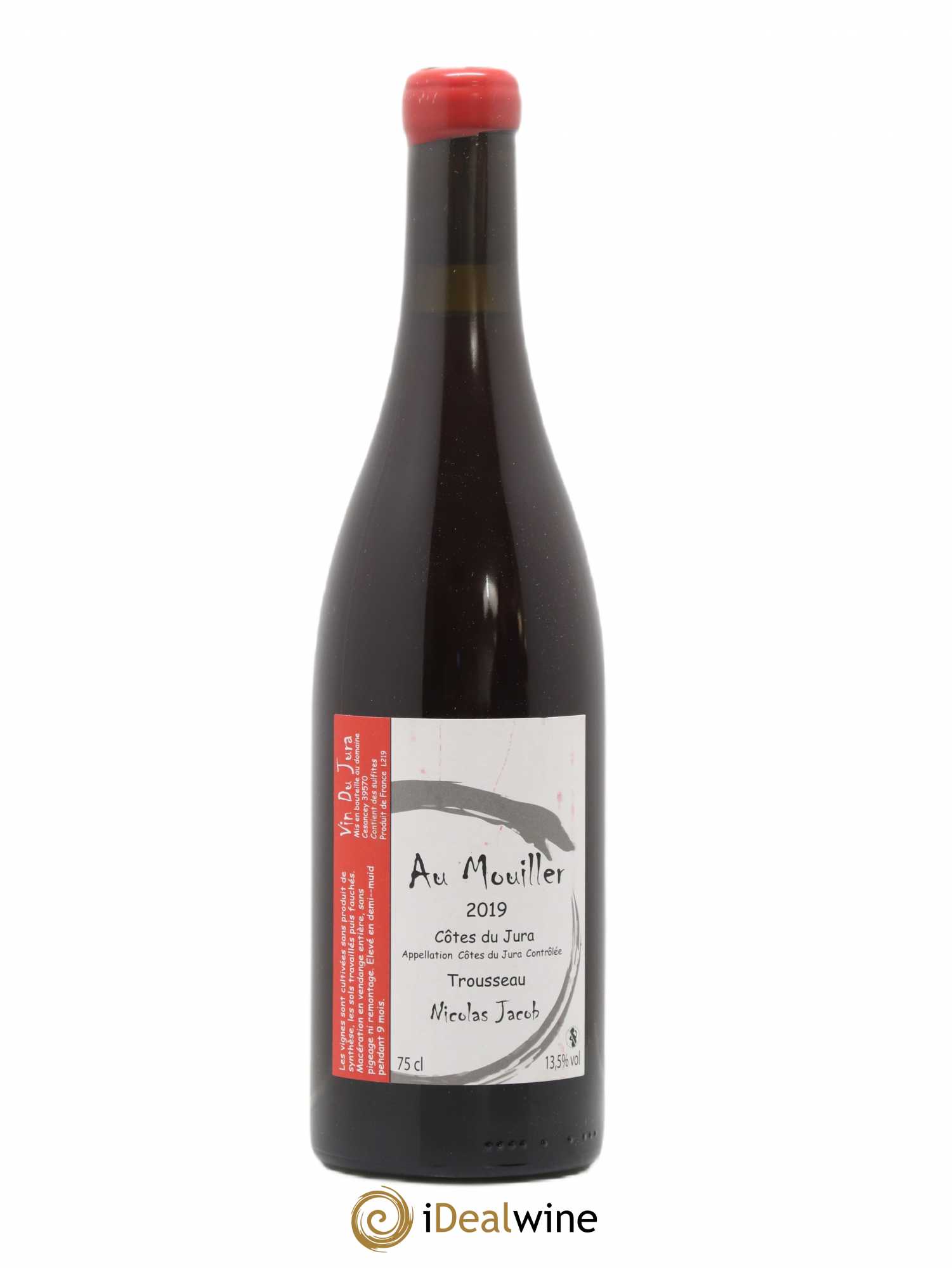 Côtes du Jura Trousseau Au Mouiller Nicolas Jacob 2019 - Lot de 1 bouteille - 0
