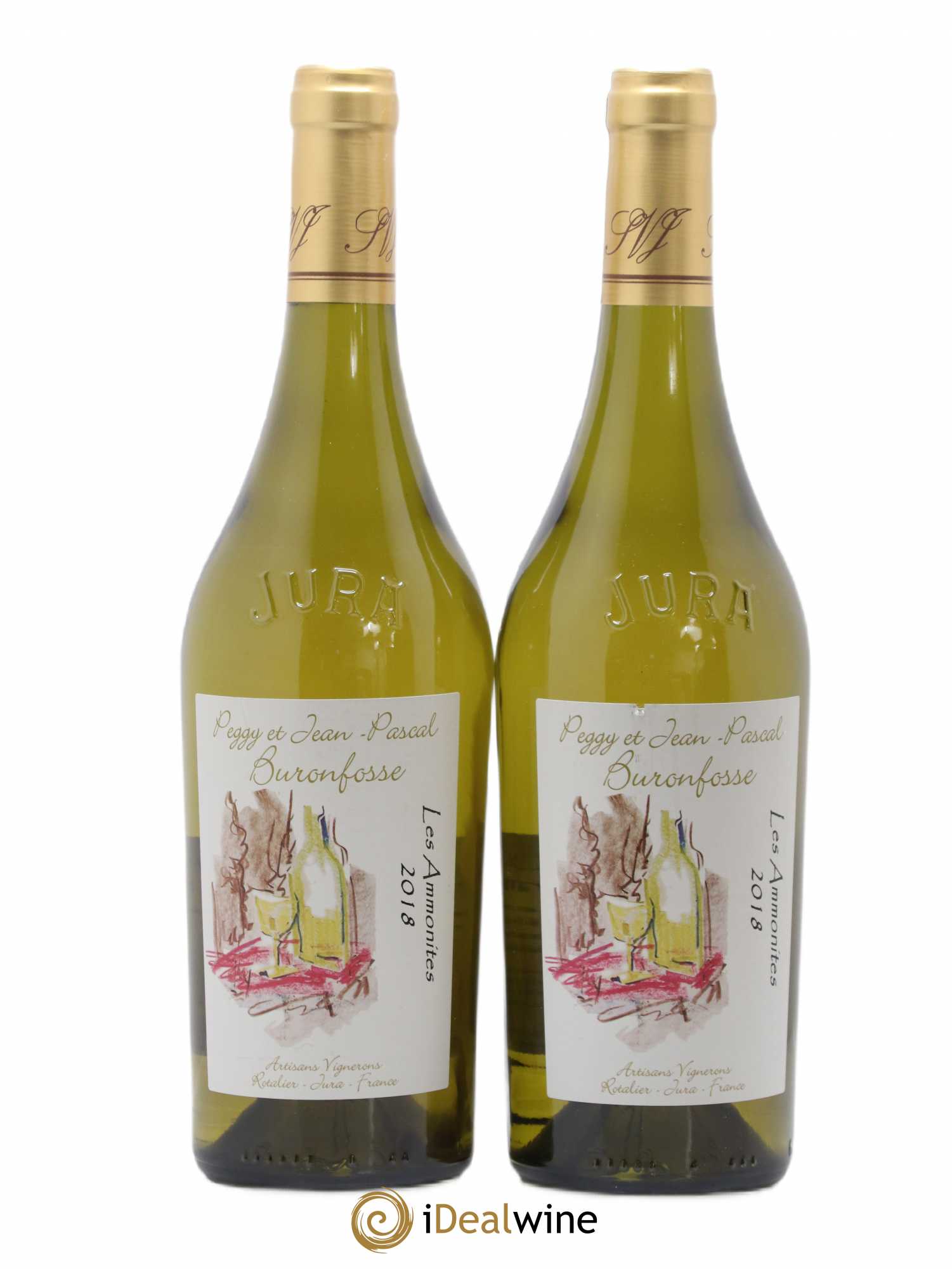 Côtes du Jura Les Ammonites Buronfosse 2018 - Lot de 2 bouteilles - 0