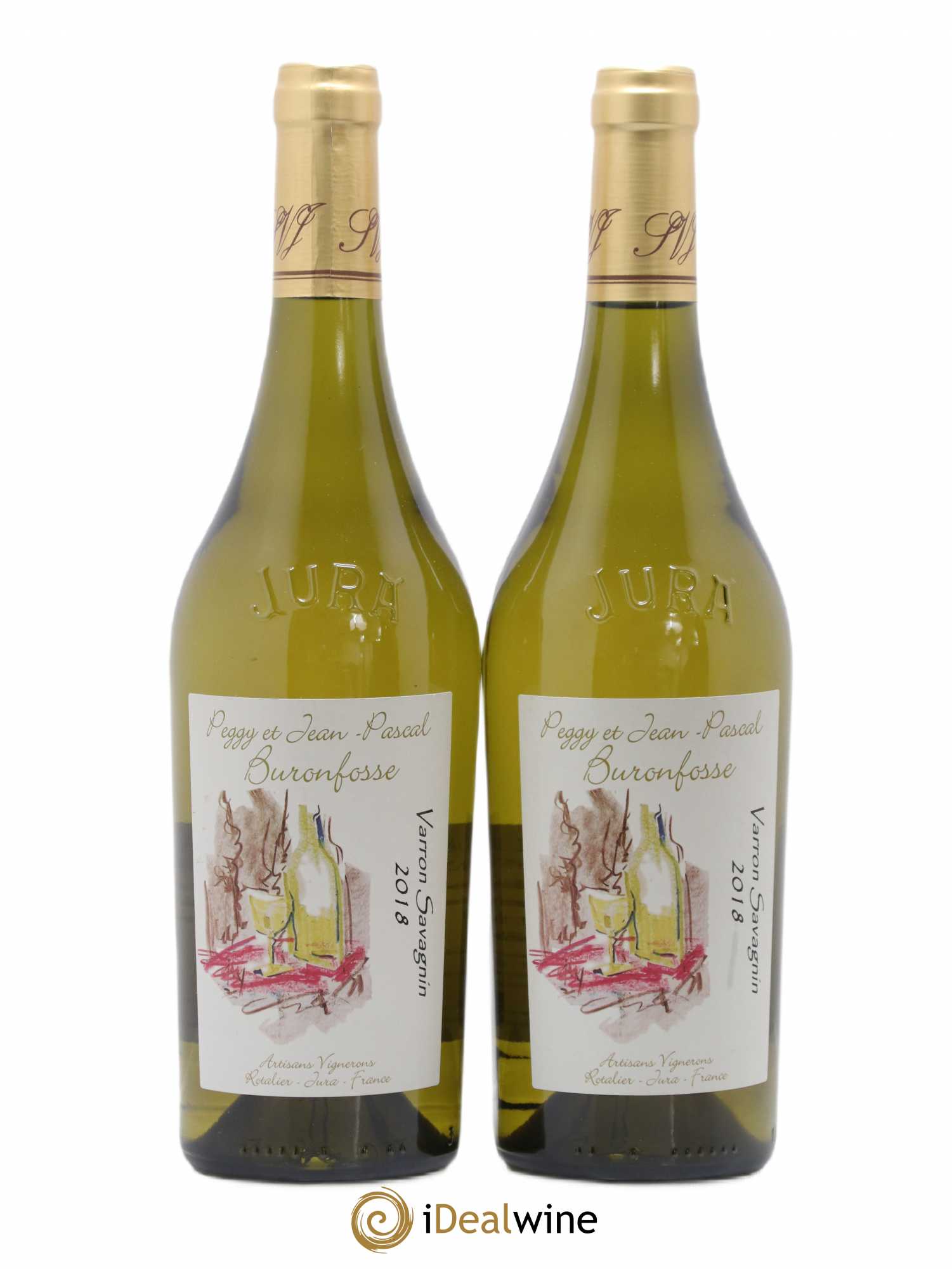 Côtes du Jura Varron Savagnin Buronfosse 2018 - Lot de 2 bouteilles - 0