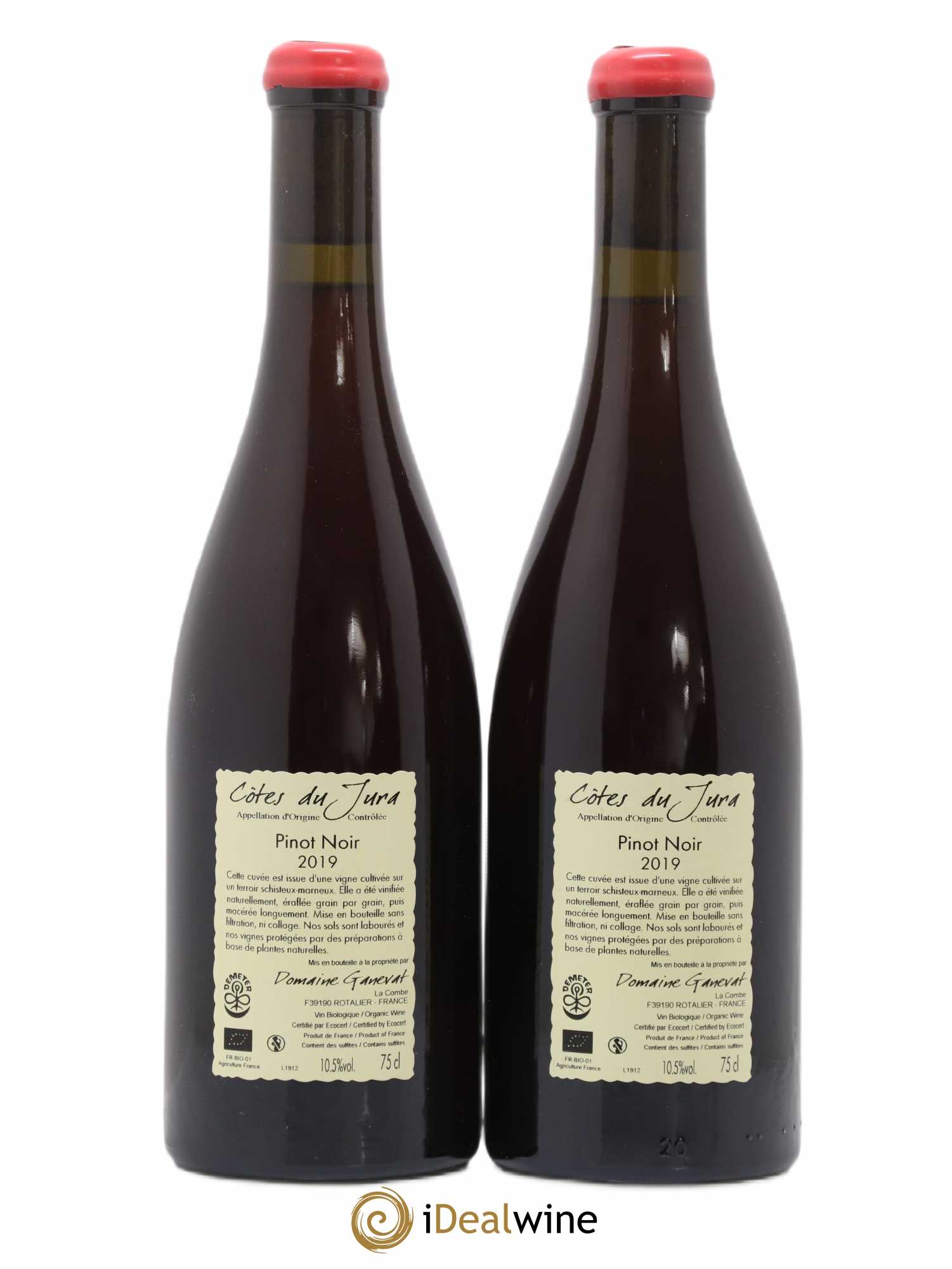 Côtes du Jura Julien En Billat Jean-François Ganevat (Domaine) 2019 - Lot de 2 bouteilles - 1