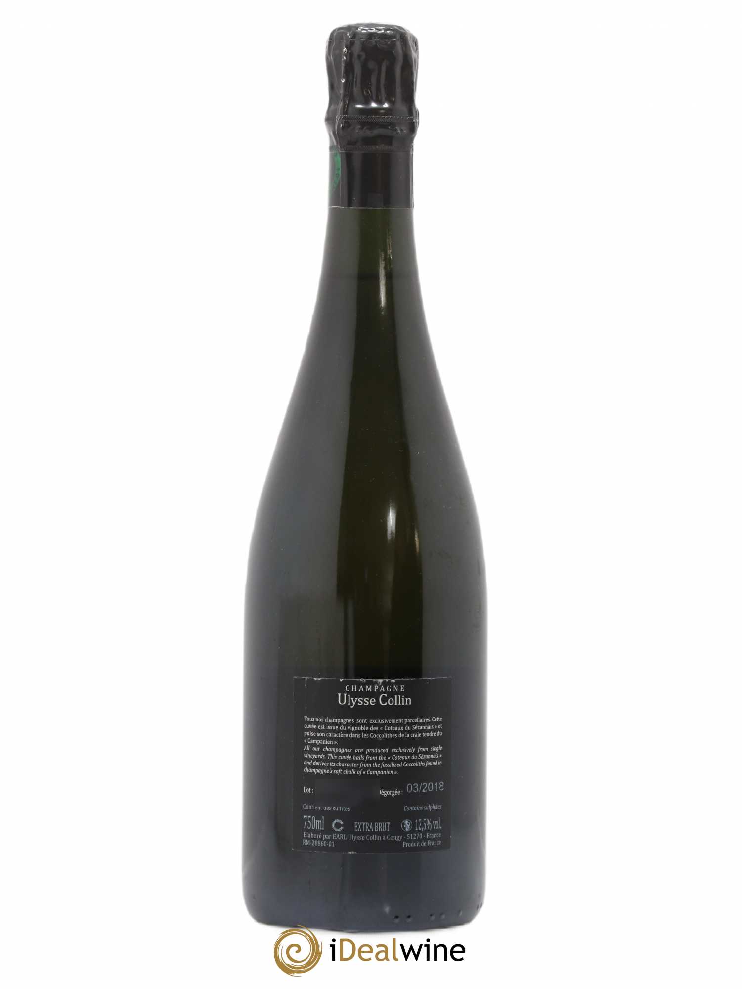 Les Maillons Blanc de Noirs Extra-Brut Ulysse Collin - Lot de 1 bouteille - 1