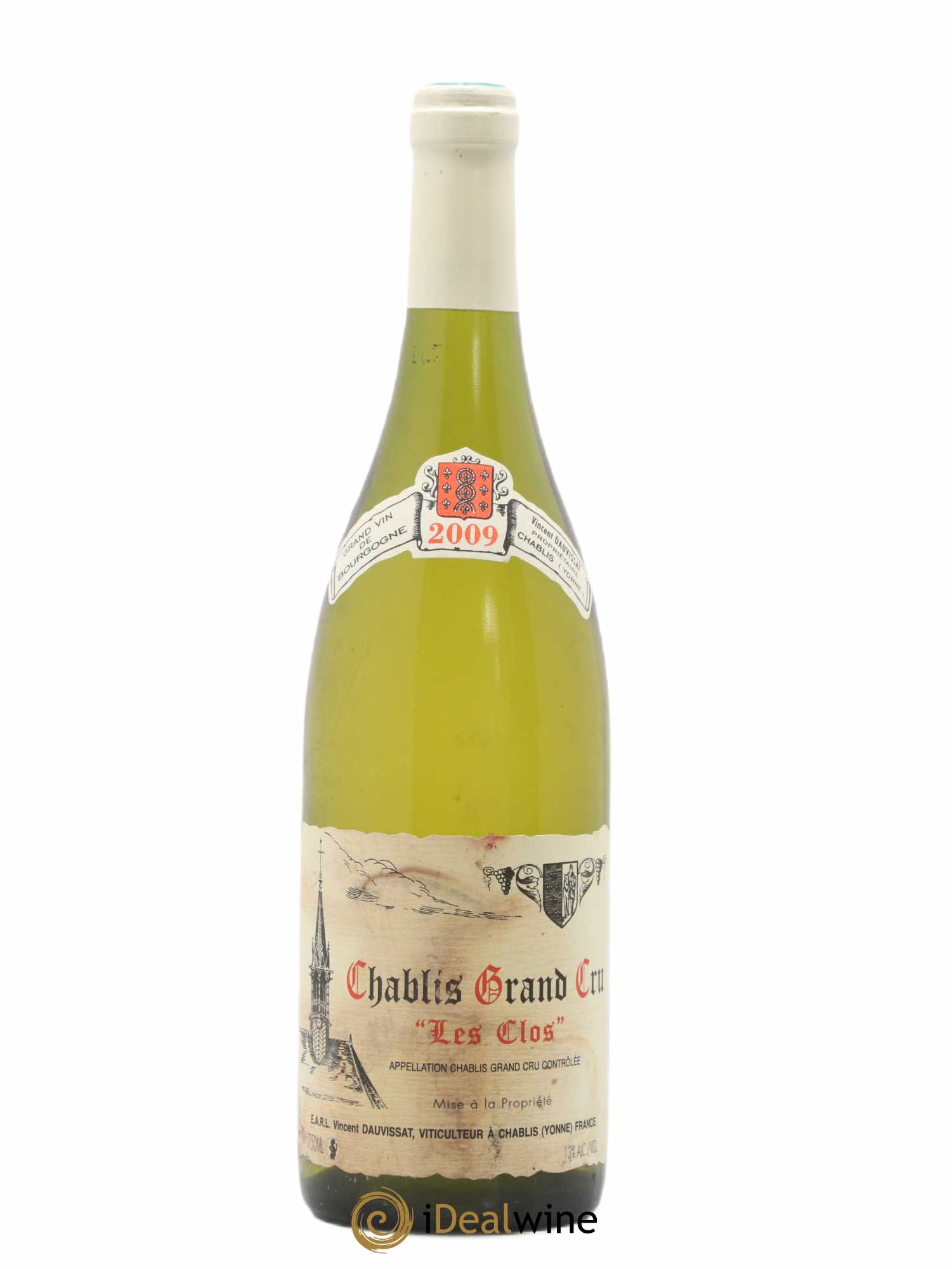 Chablis Grand Cru Les Clos Vincent Dauvissat (Domaine) 2009 - Lot de 1 bouteille - 0
