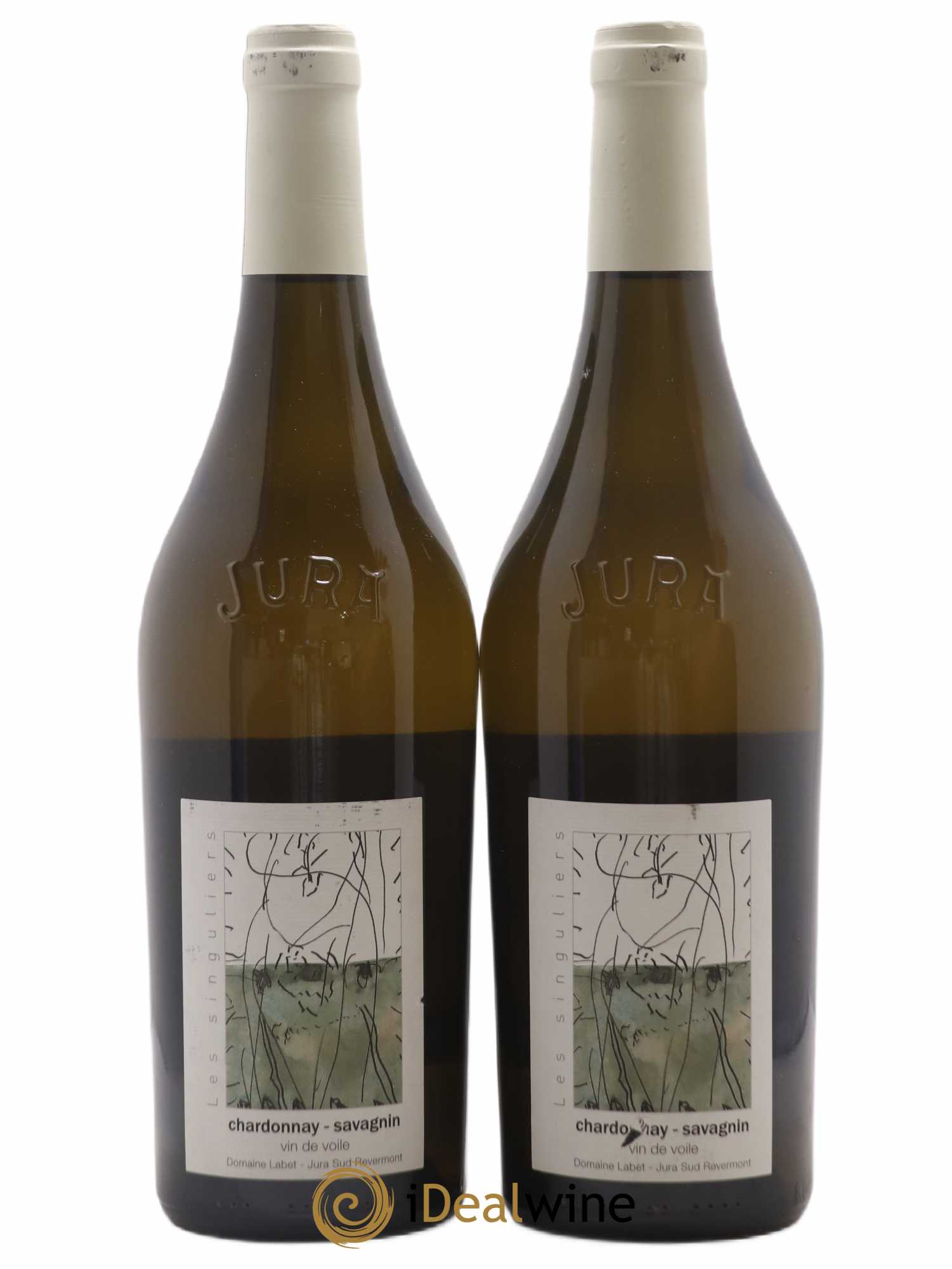 Côtes du Jura Vin de Voile Chardonnay-Savagnin cuvée de garde Romain - Julien - Charline Labet (sans prix de réserve) 2019 - Lot de 2 bouteilles - 0