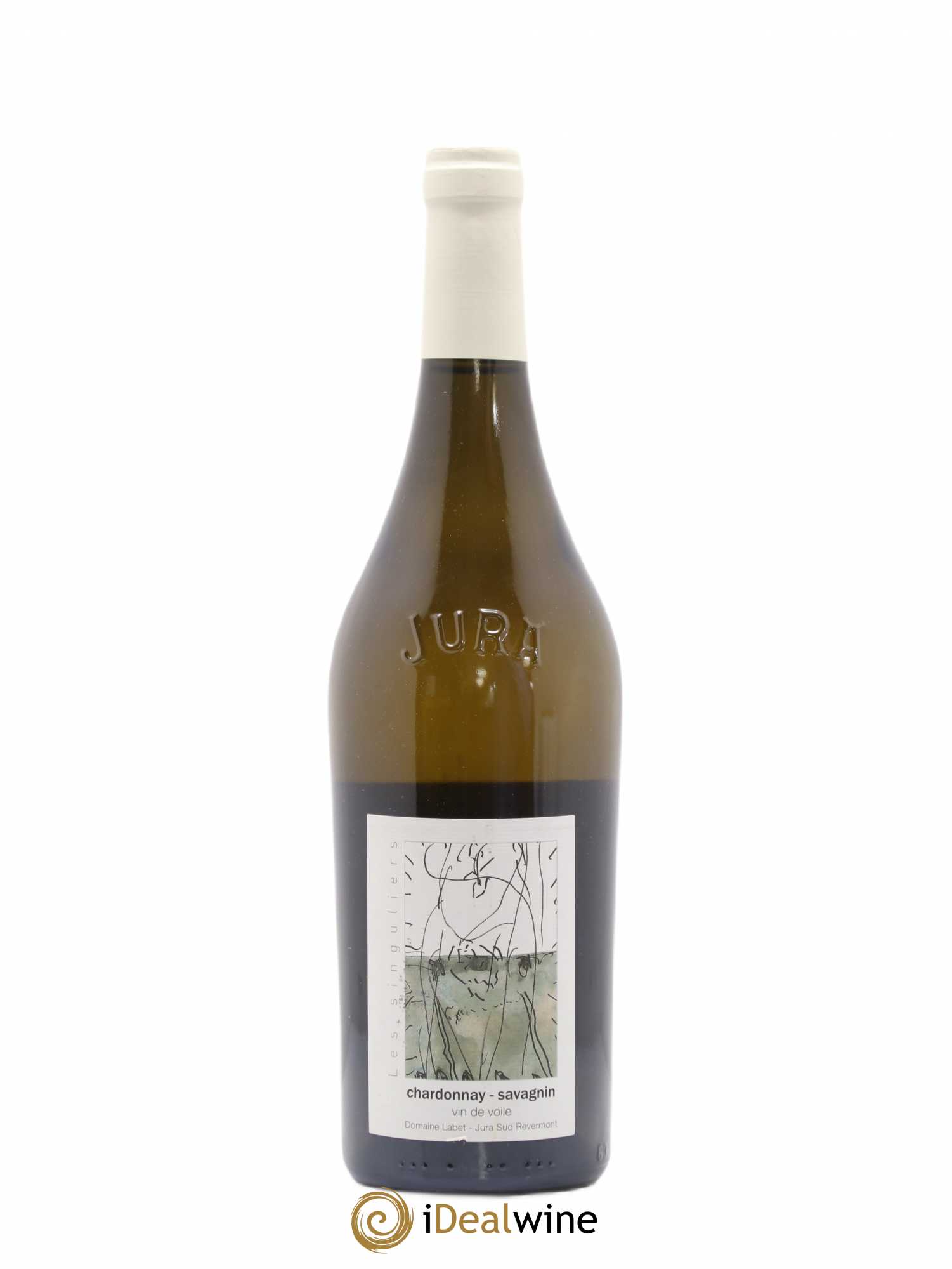 Côtes du Jura Vin de Voile Chardonnay-Savagnin cuvée de garde Romain - Julien - Charline Labet 2019 - Lot de 1 bouteille - 0