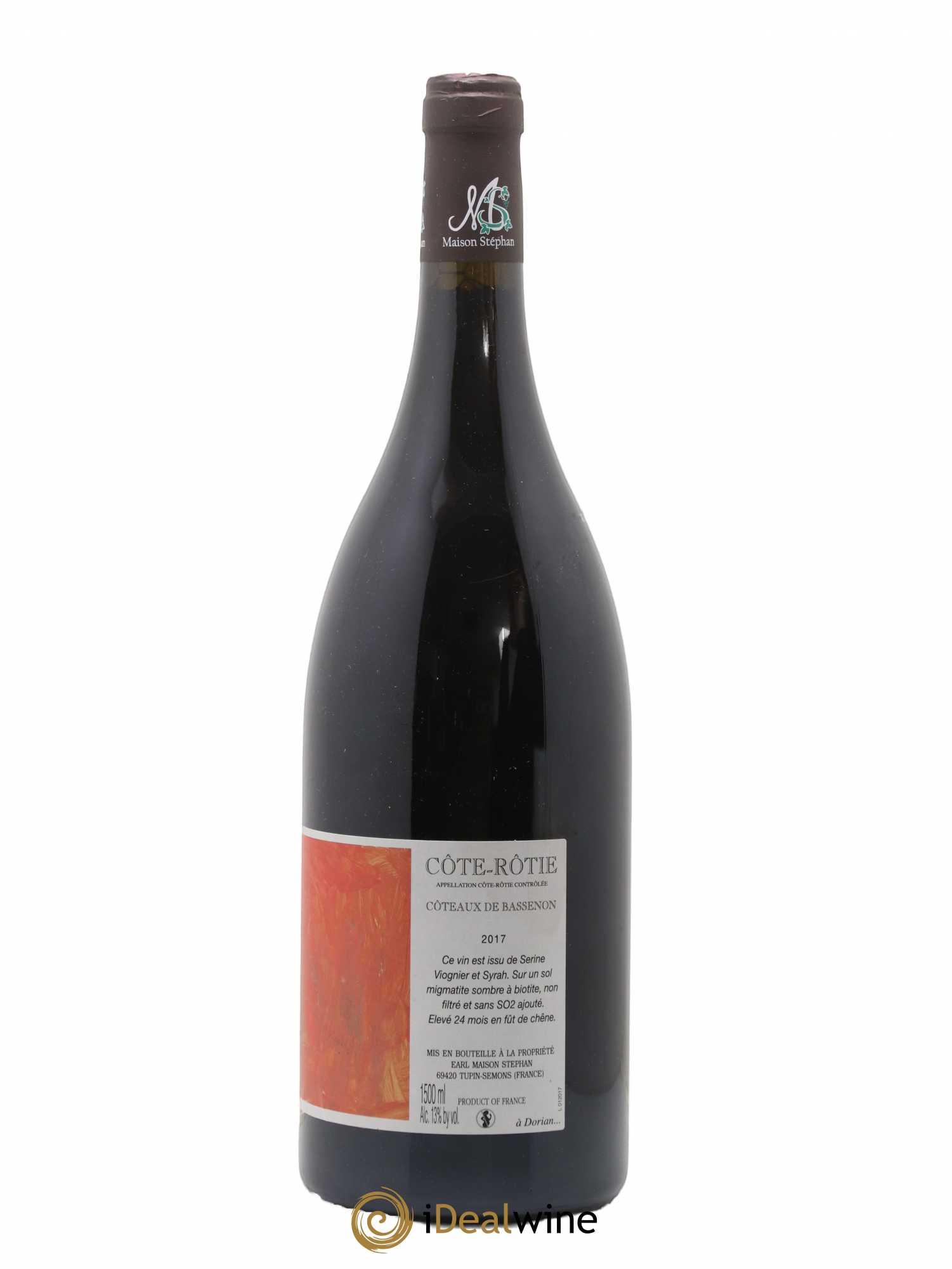 Côte-Rôtie Coteaux de Bassenon Jean-Michel Stephan 2017 - Lot de 1 magnum - 1