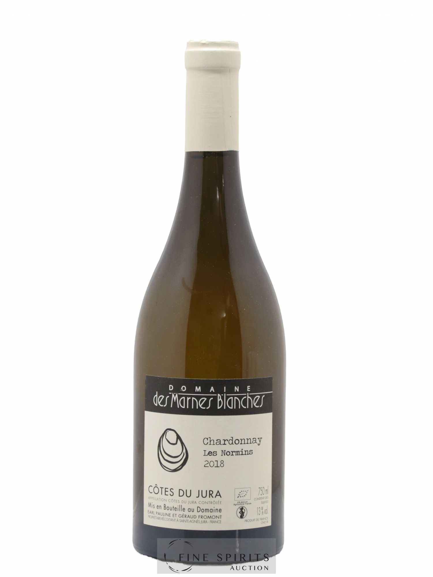 Côtes du Jura Les Normins Chardonnay Marnes Blanches (Domaine des) 2018 - Lot de 1 bouteille - 0