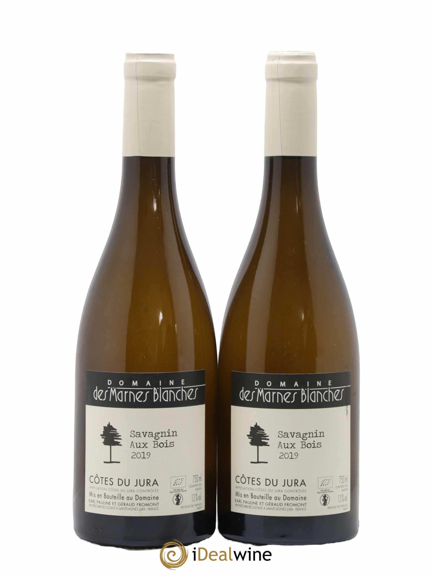 Côtes du Jura Aux Bois Savagnin Marnes Blanches (Domaine des) 2019 - Lot de 2 bouteilles - 0