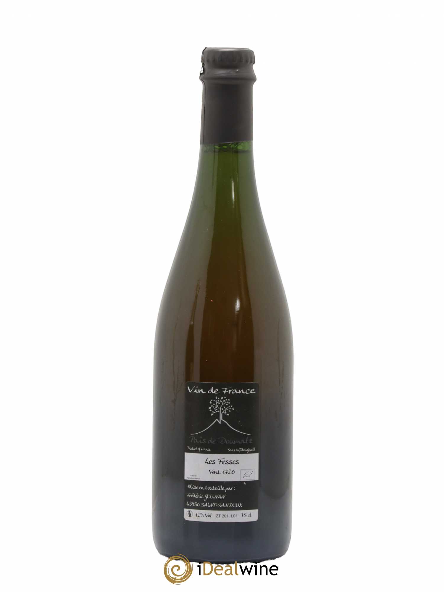 Vin de France Les Fesses Vignoble de l'Arbre Blanc 2017 - Lot de 1 bouteille - 1