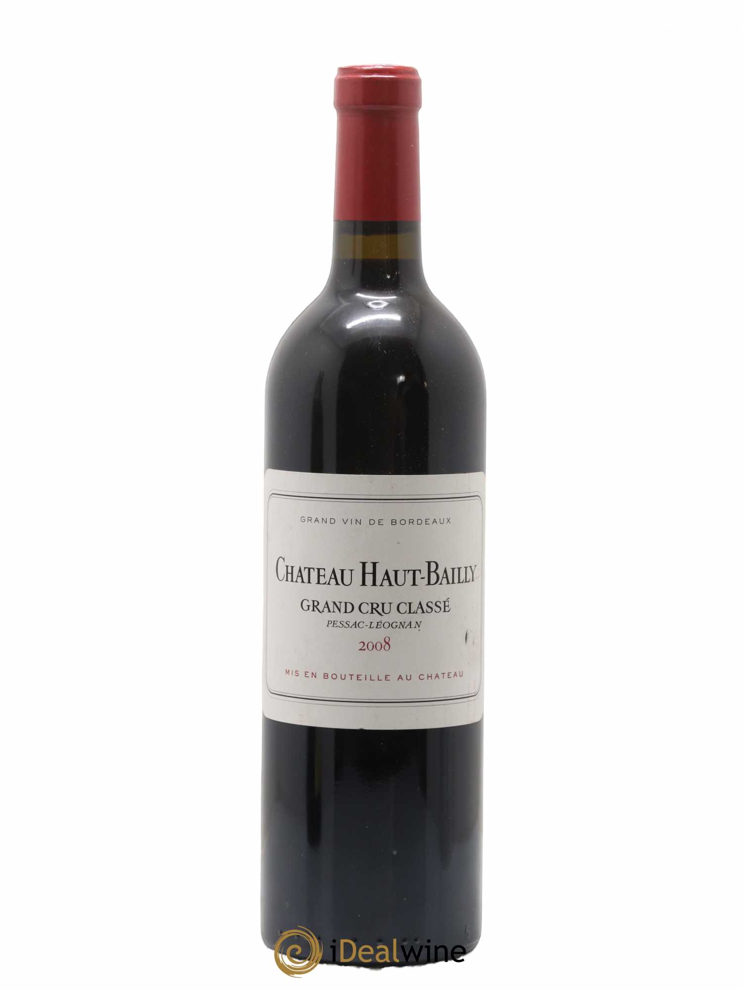 Château Haut-Bailly Cru Classé de Graves 2008 - Lot de 1 bouteille - 0