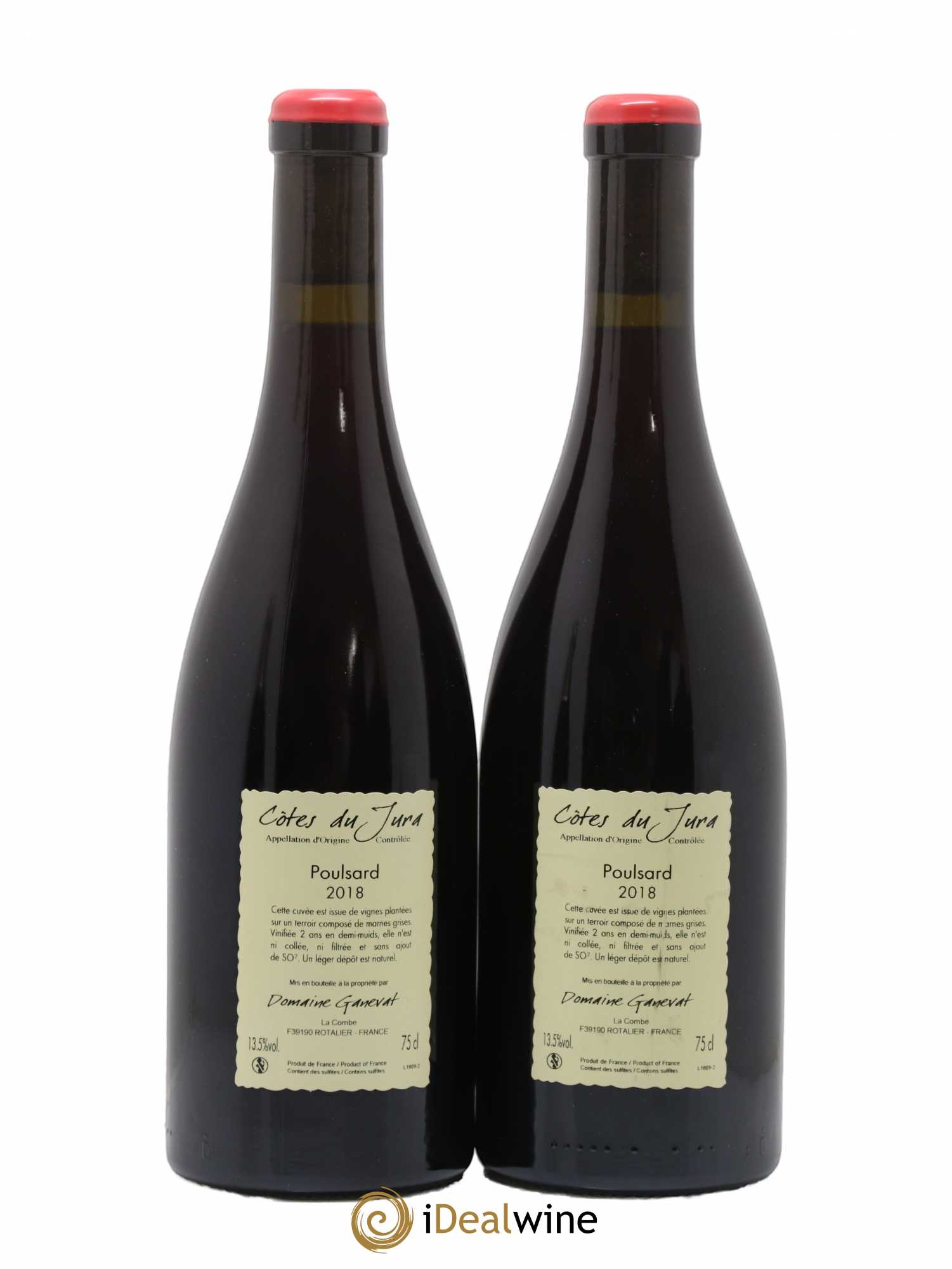 Côtes du Jura Les Chalasses Vieilles Vignes Poulsard Jean-François Ganevat (Domaine) 2018 - Lot de 2 bouteilles - 1