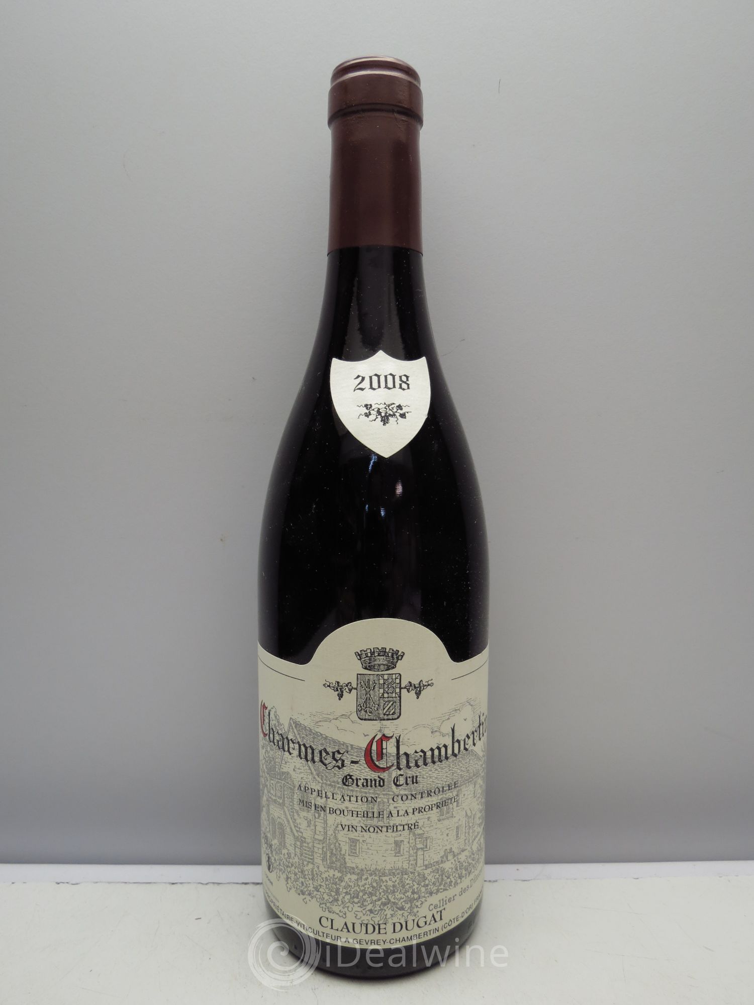 Charmes-Chambertin Grand Cru Claude Dugat 2008 - Lot de 1 bouteille - 0