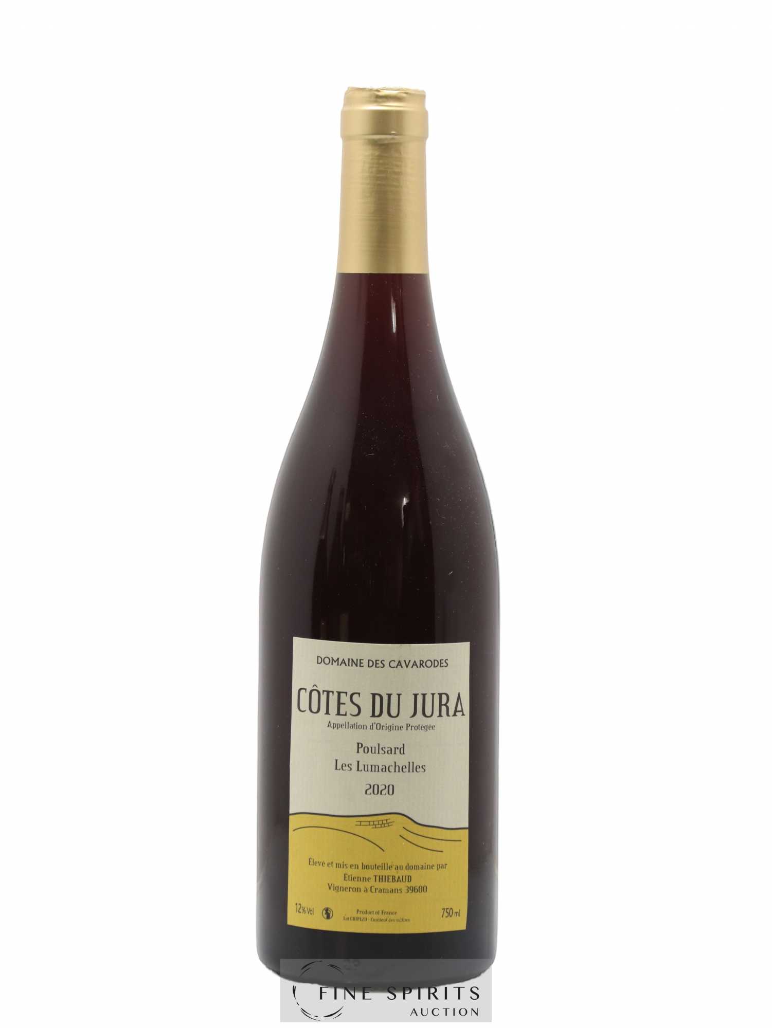 Côtes du Jura Poulsard Les Lumachelles Cavarodes (Domaine des) - Etienne Thiébaud 2020 - Lot de 1 bouteille - 0