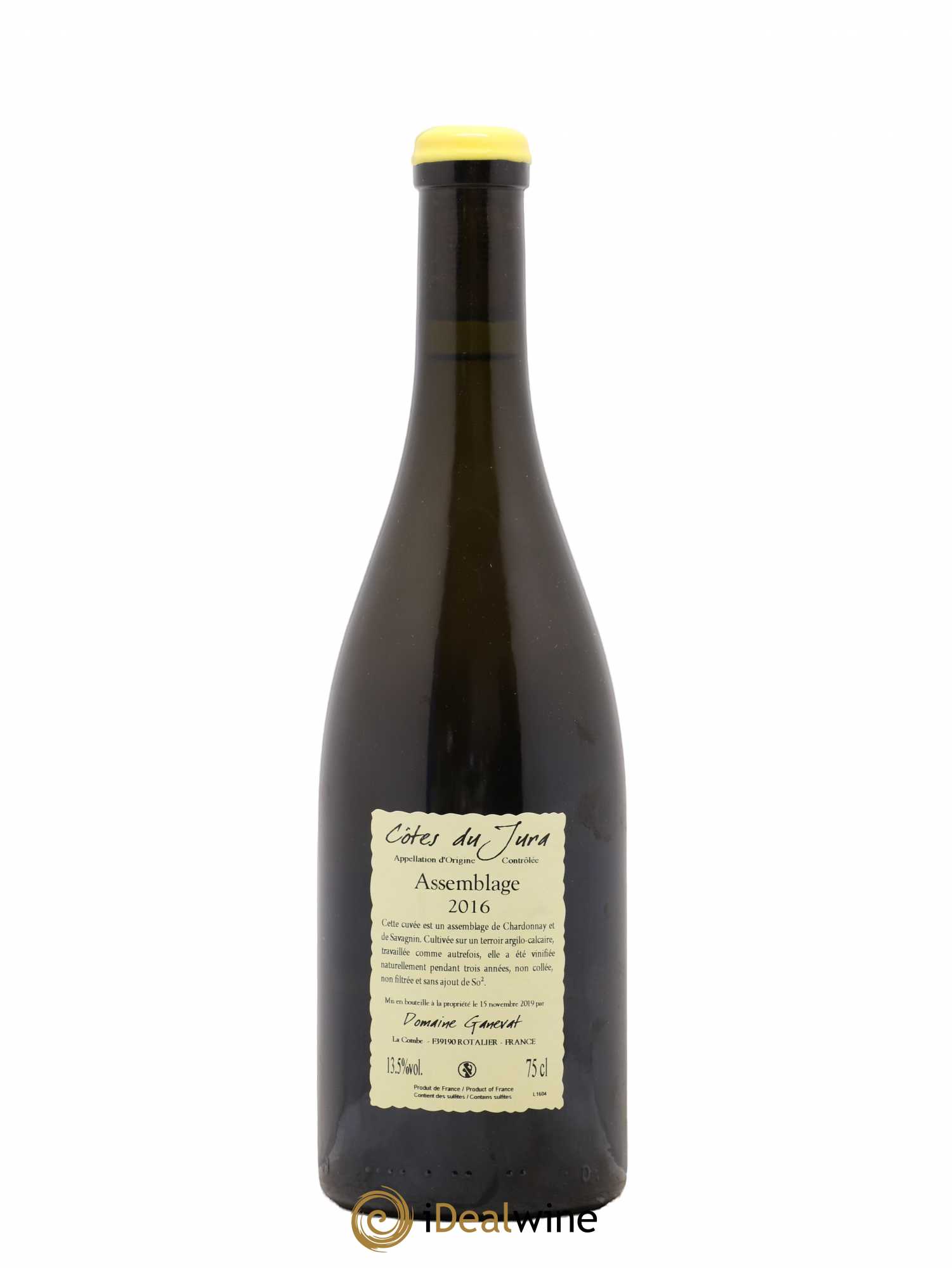 Côtes du Jura Cuvée Orégane Jean-François Ganevat (Domaine) 2016 - Lot de 1 bouteille - 1