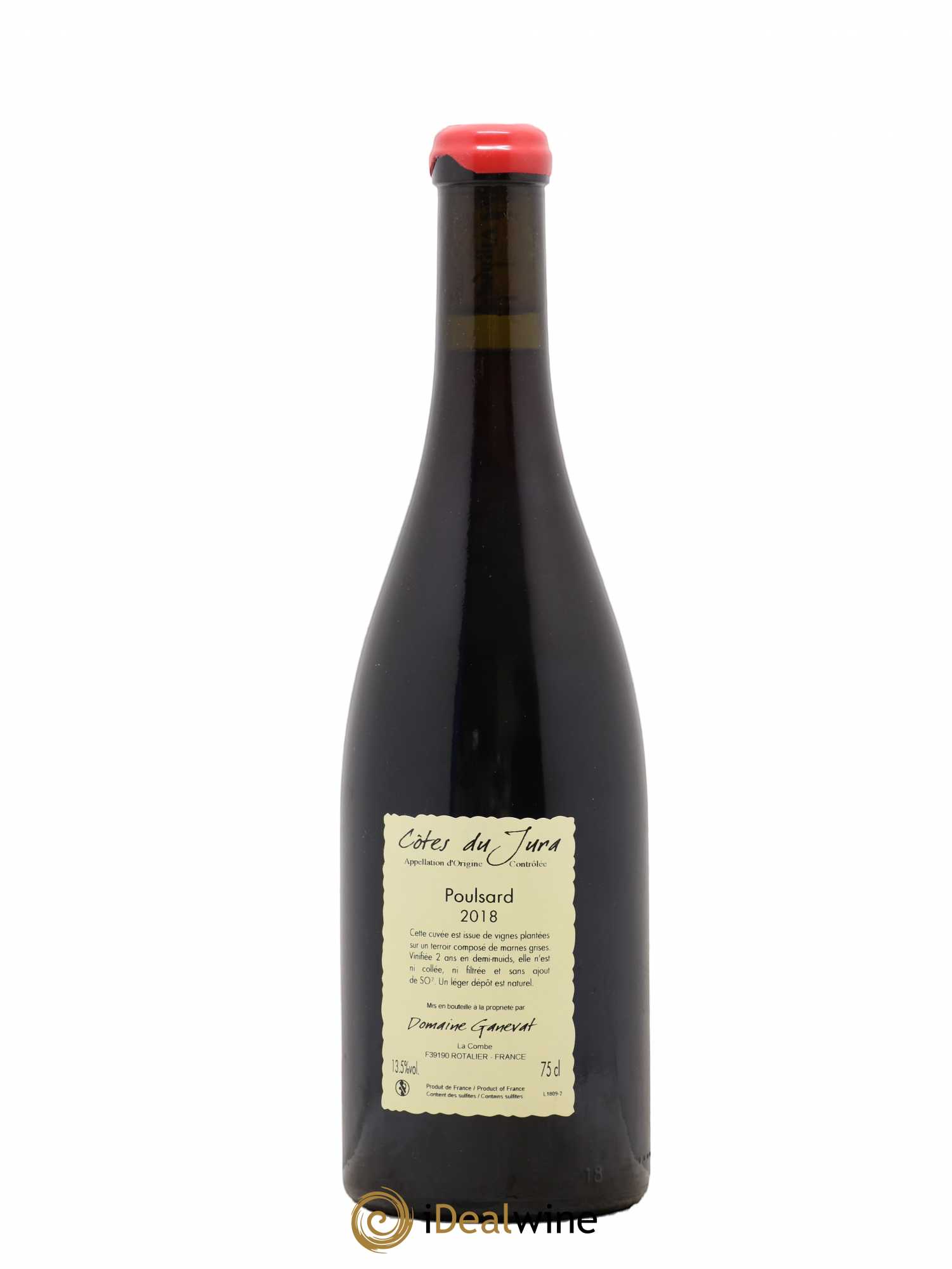 Côtes du Jura Les Chalasses Vieilles Vignes Poulsard Jean-François Ganevat (Domaine) 2018 - Lot de 1 bouteille - 1