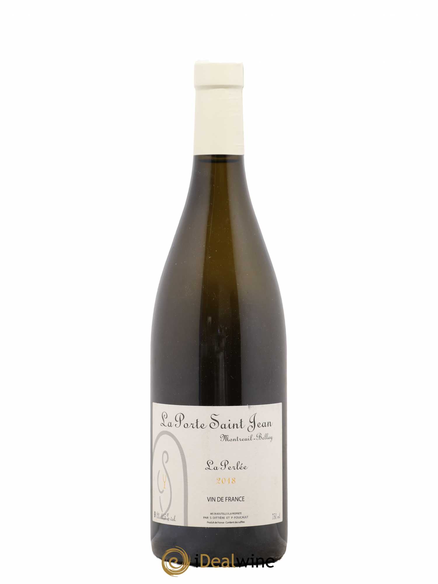 Vin de France La Perlée La Porte Saint Jean 2018 - Lot de 1 bouteille - 0
