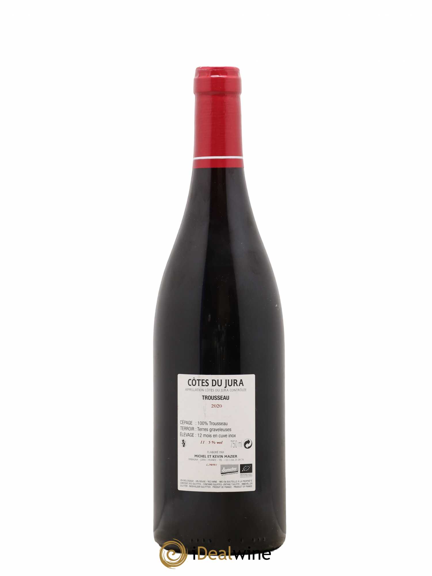 Arbois Trousseau Domaine des Ronces 2020 - Posten von 1 Flasche - 1