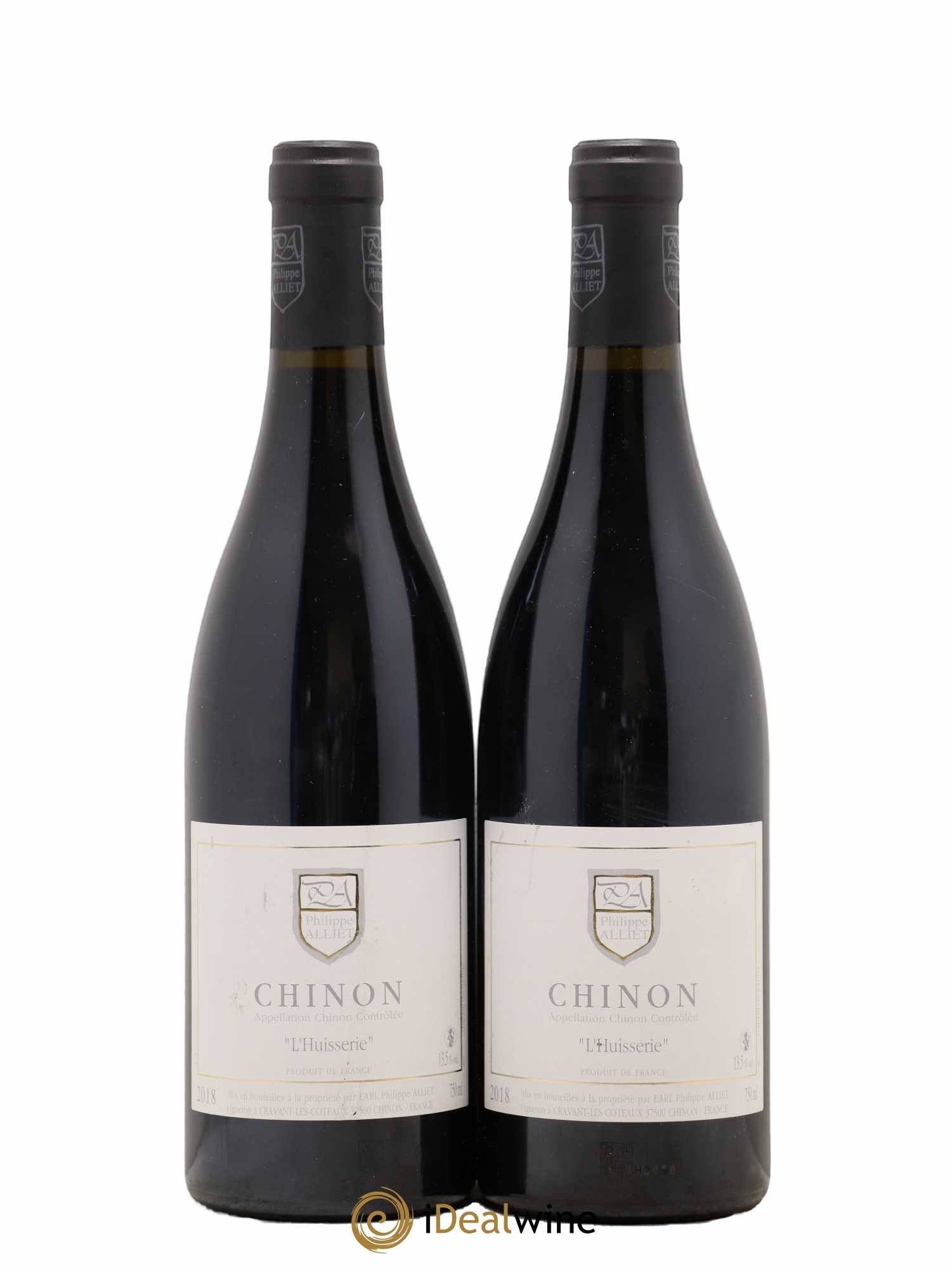 Chinon L'Huisserie Philippe Alliet 2018 - Lot de 2 bouteilles - 0