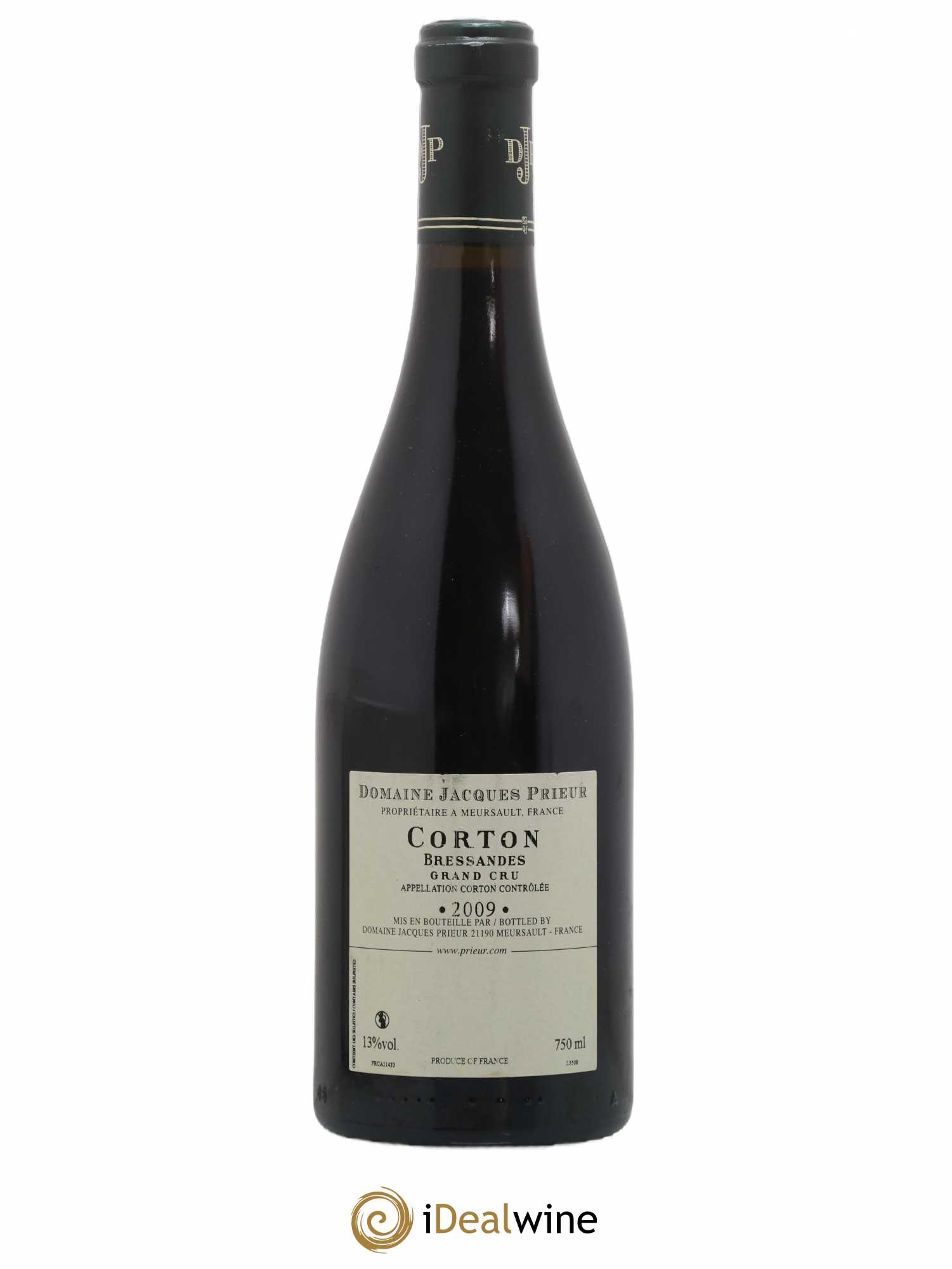 Corton-Bressandes Grand Cru Jacques Prieur (Domaine) 2009 - Lot de 1 bouteille - 1
