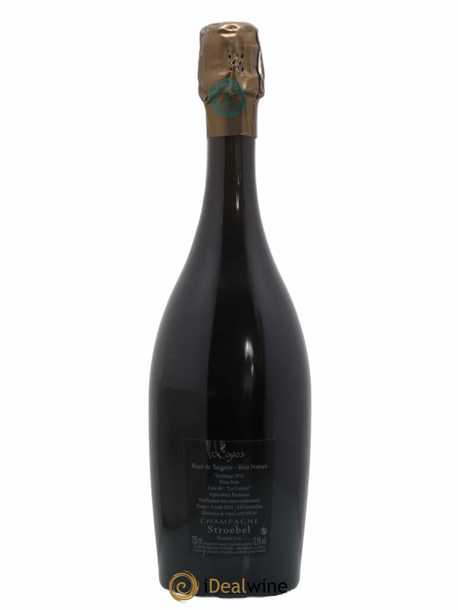 Champagne - Rosé de Saignée La Crayère Domaine Stroebel 2013 - Posten von 1 Flasche - 1