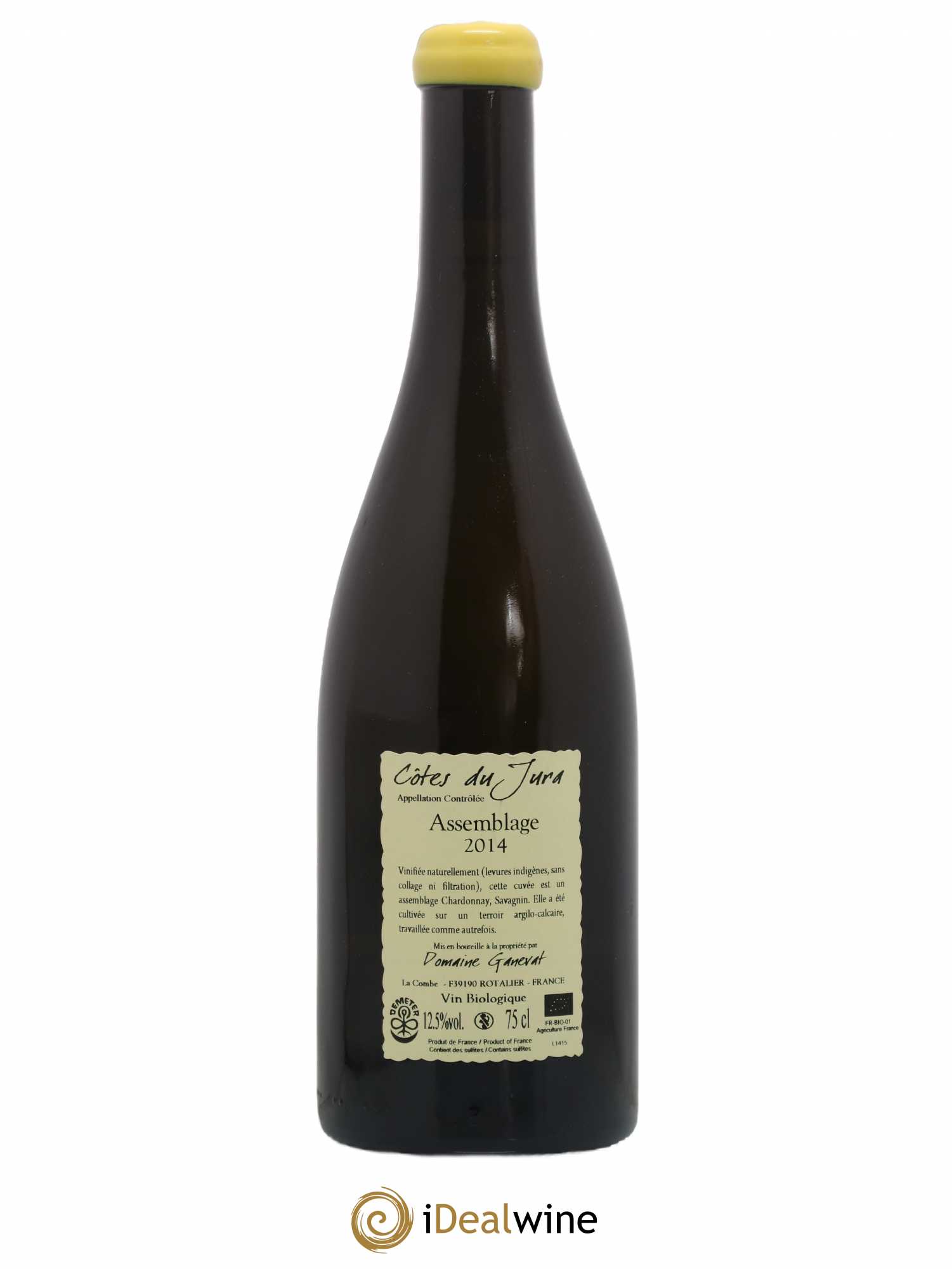 Côtes du Jura Cuvée Orégane Jean-François Ganevat (Domaine) 2014 - Lot de 1 bouteille - 1