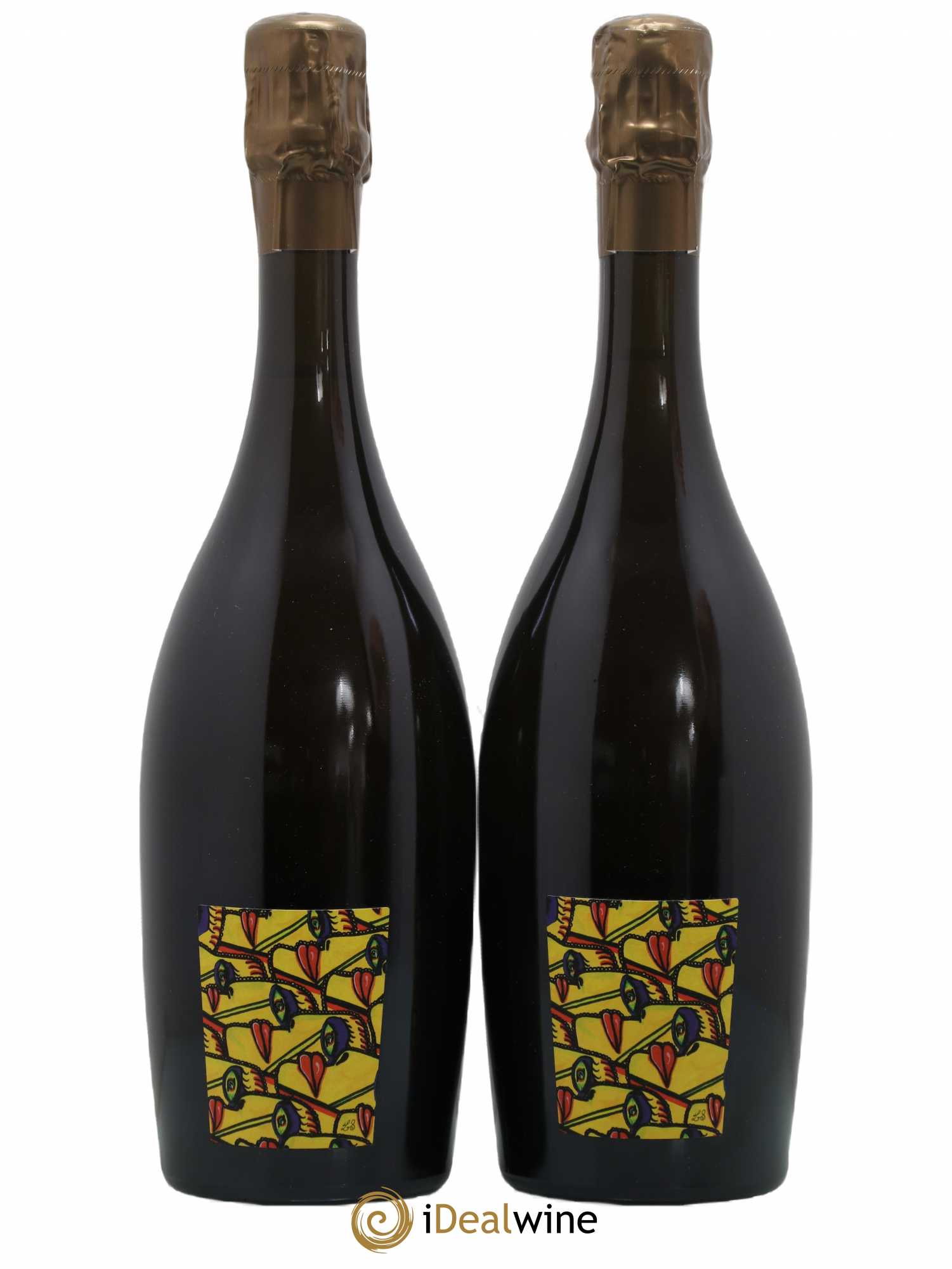 Champagne - Brut nature Les Hazards Domaine Stroebel 2015 - Posten von 2 Flaschen - 0