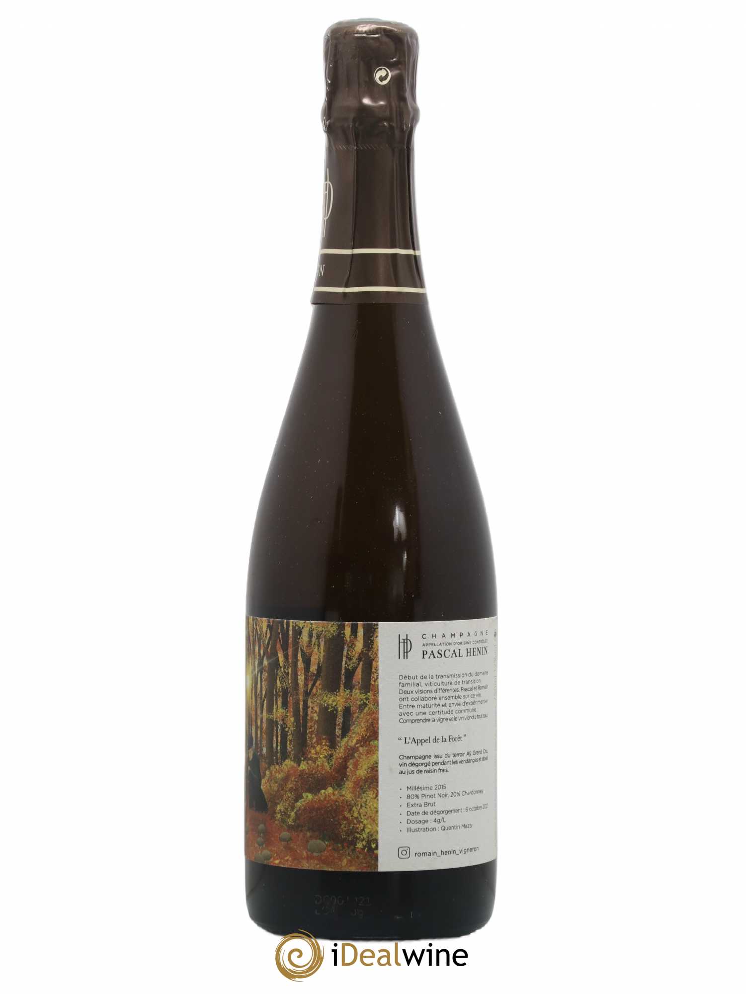 L'Appel de la Fôret Romain Henin 2015 - Lot de 1 bouteille - 0