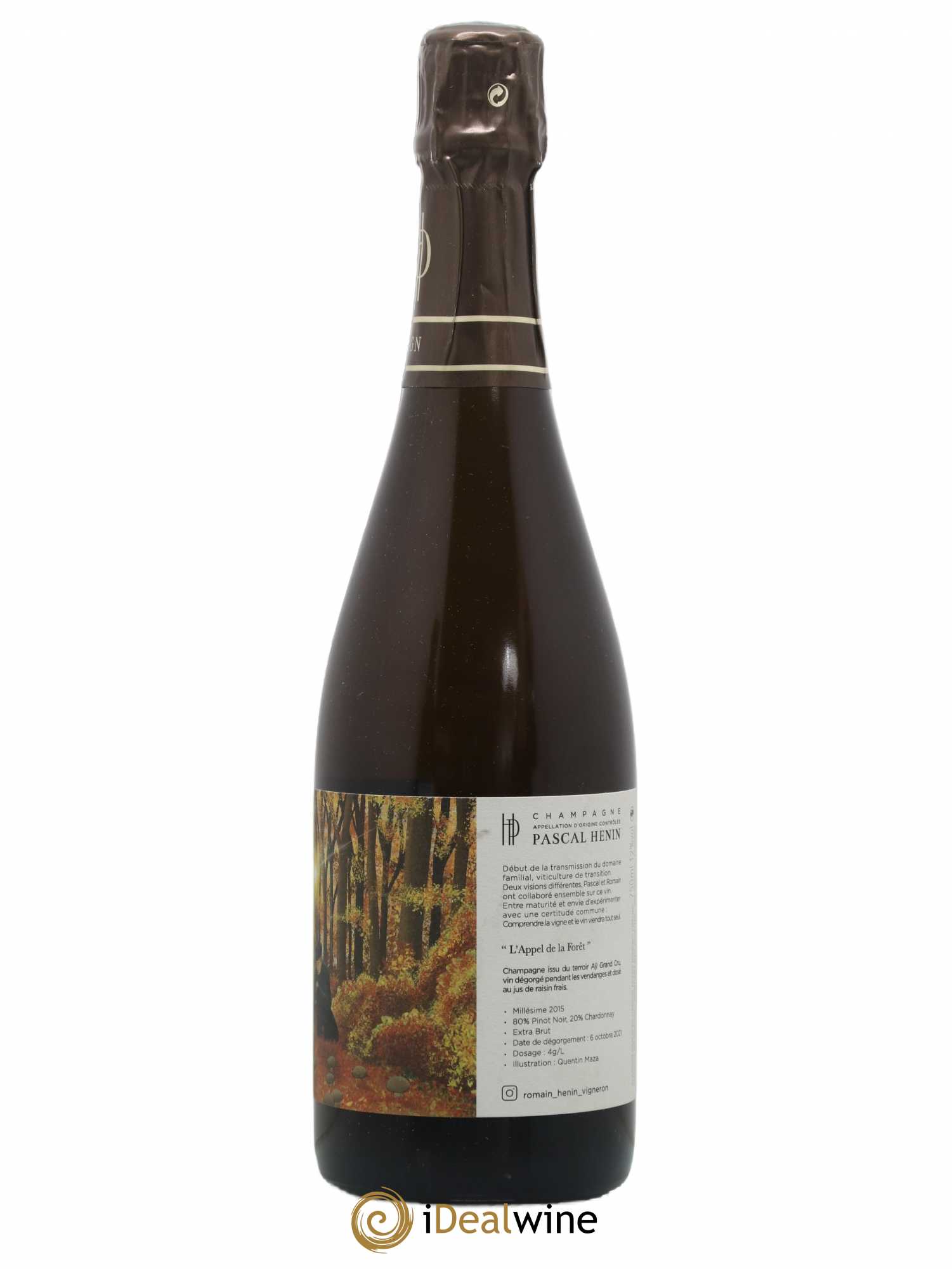 L'Appel de la Fôret Romain Henin 2015 - Lot de 1 bouteille - 0