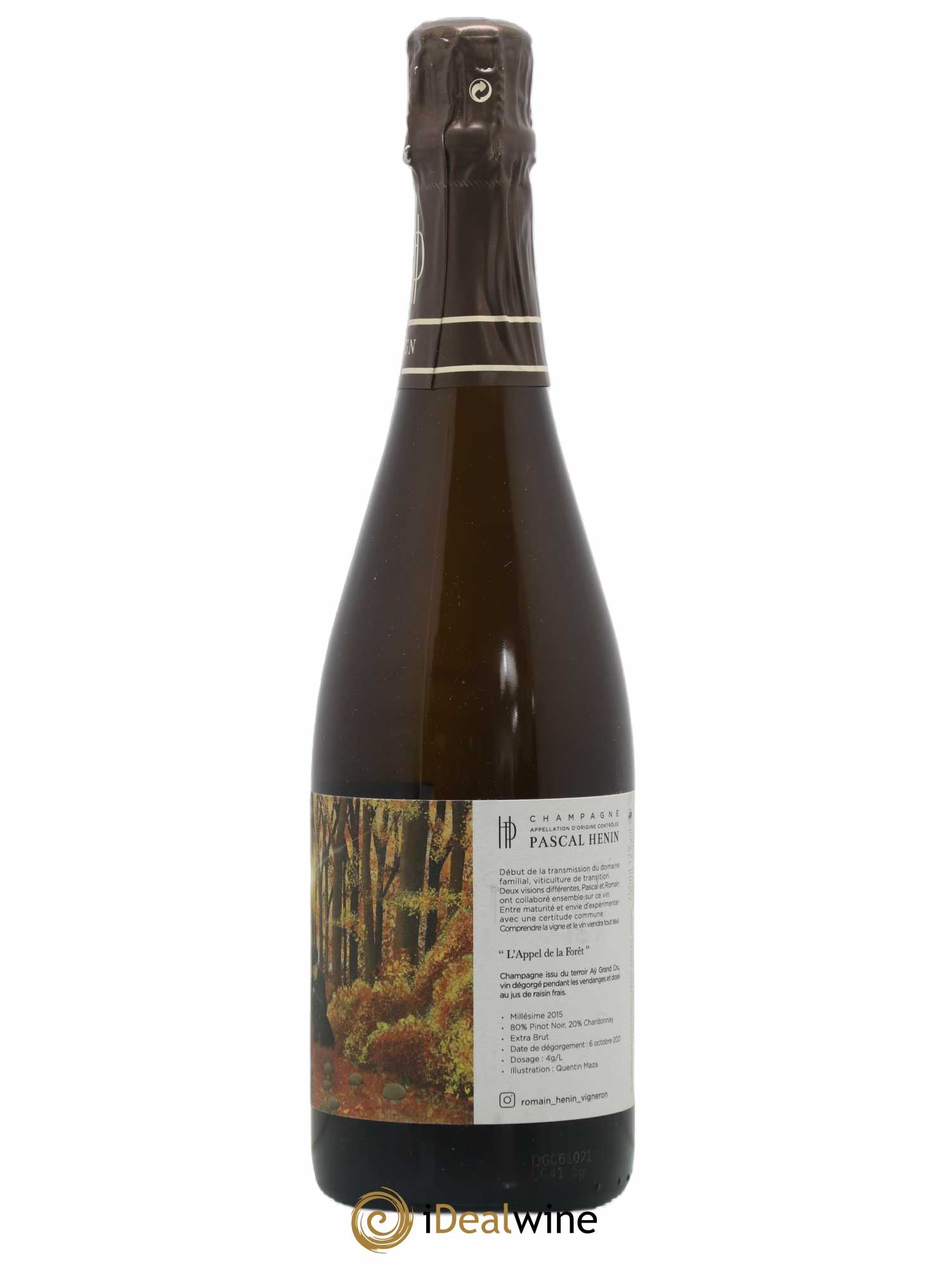 L'Appel de la Fôret Romain Henin 2015 - Lot de 1 bouteille - 0
