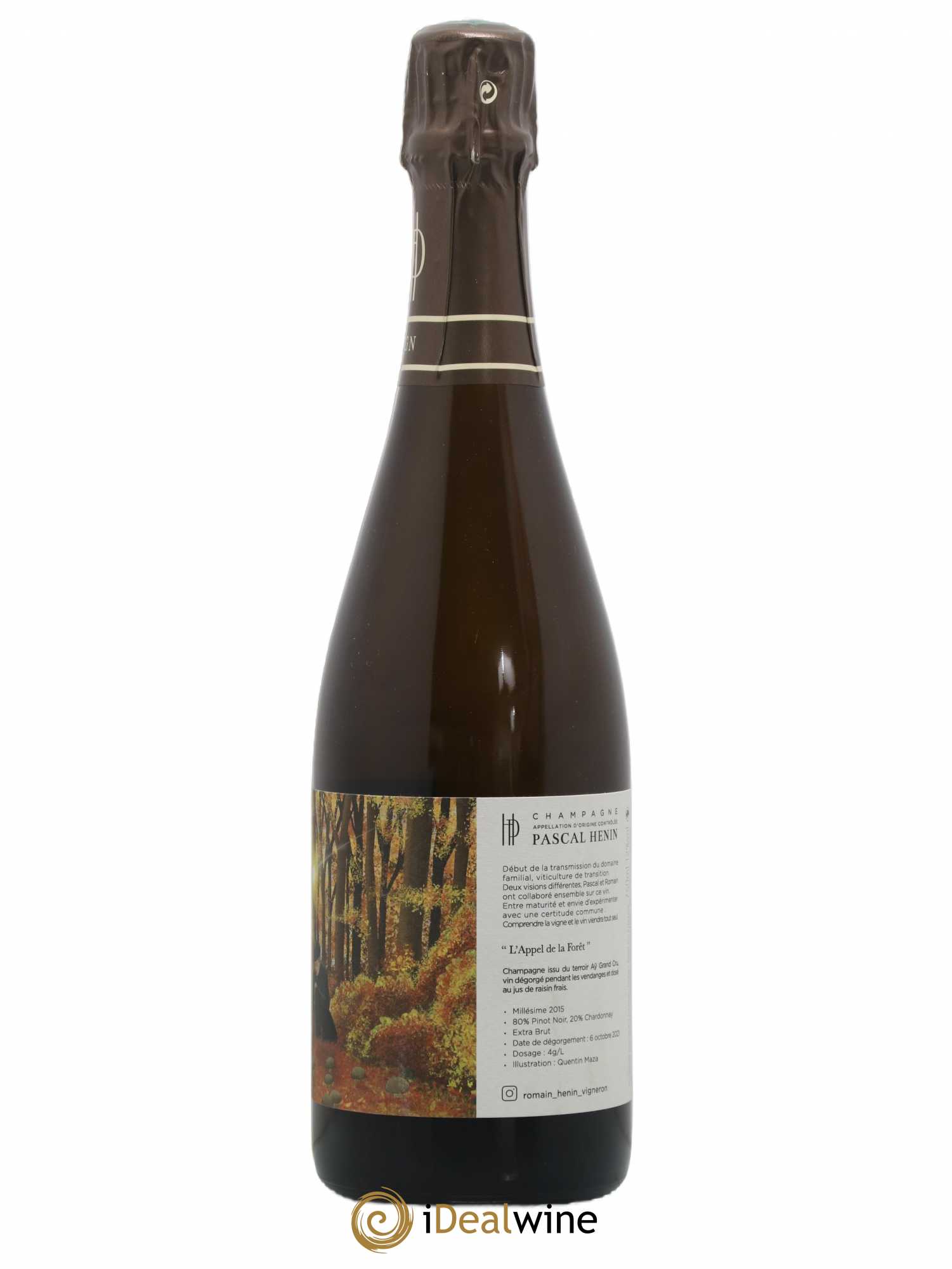 L'Appel de la Fôret Romain Henin 2015 - Lot de 1 bouteille - 0