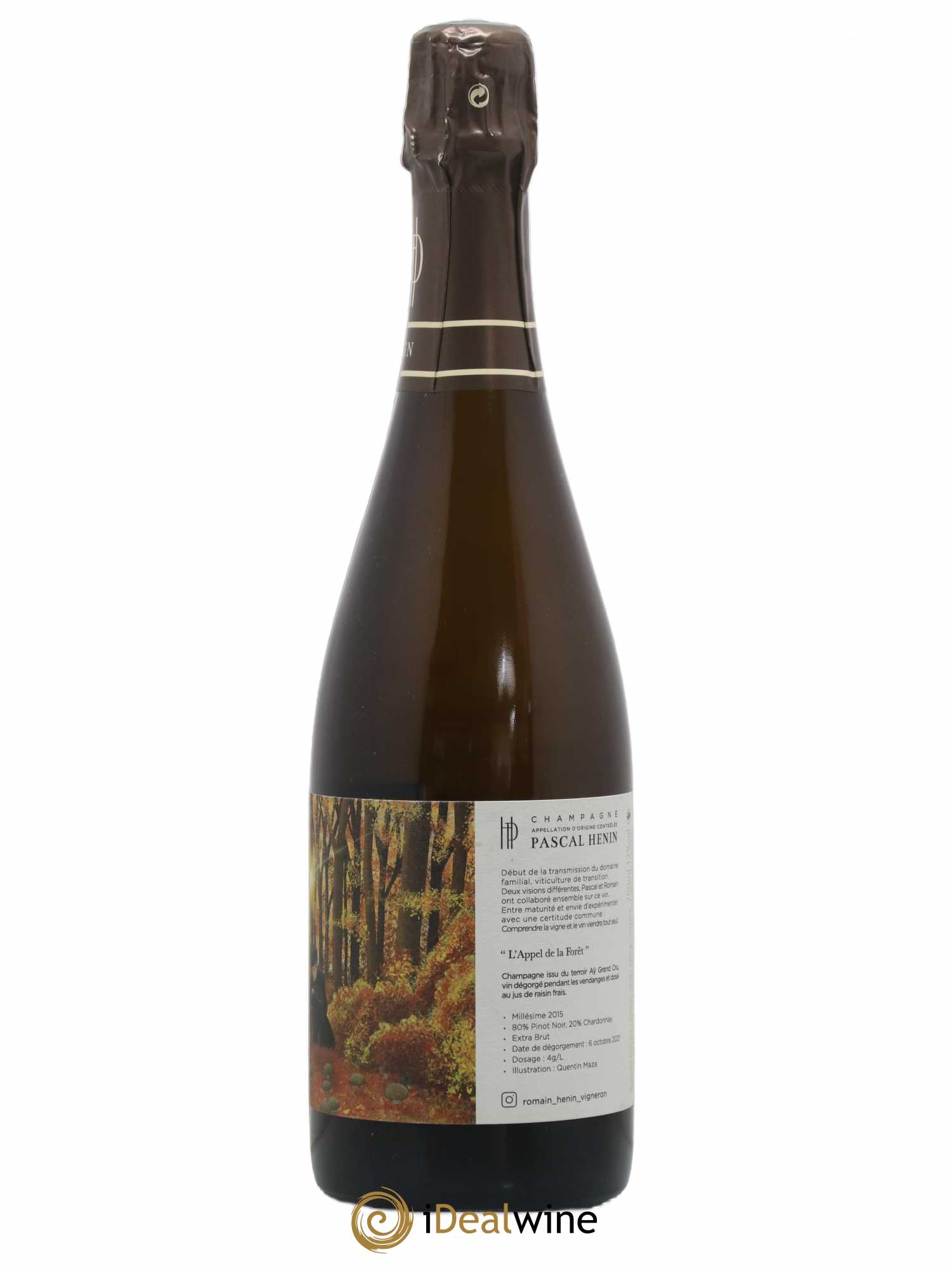 L'Appel de la Fôret Romain Henin 2015 - Lot de 1 bouteille - 0
