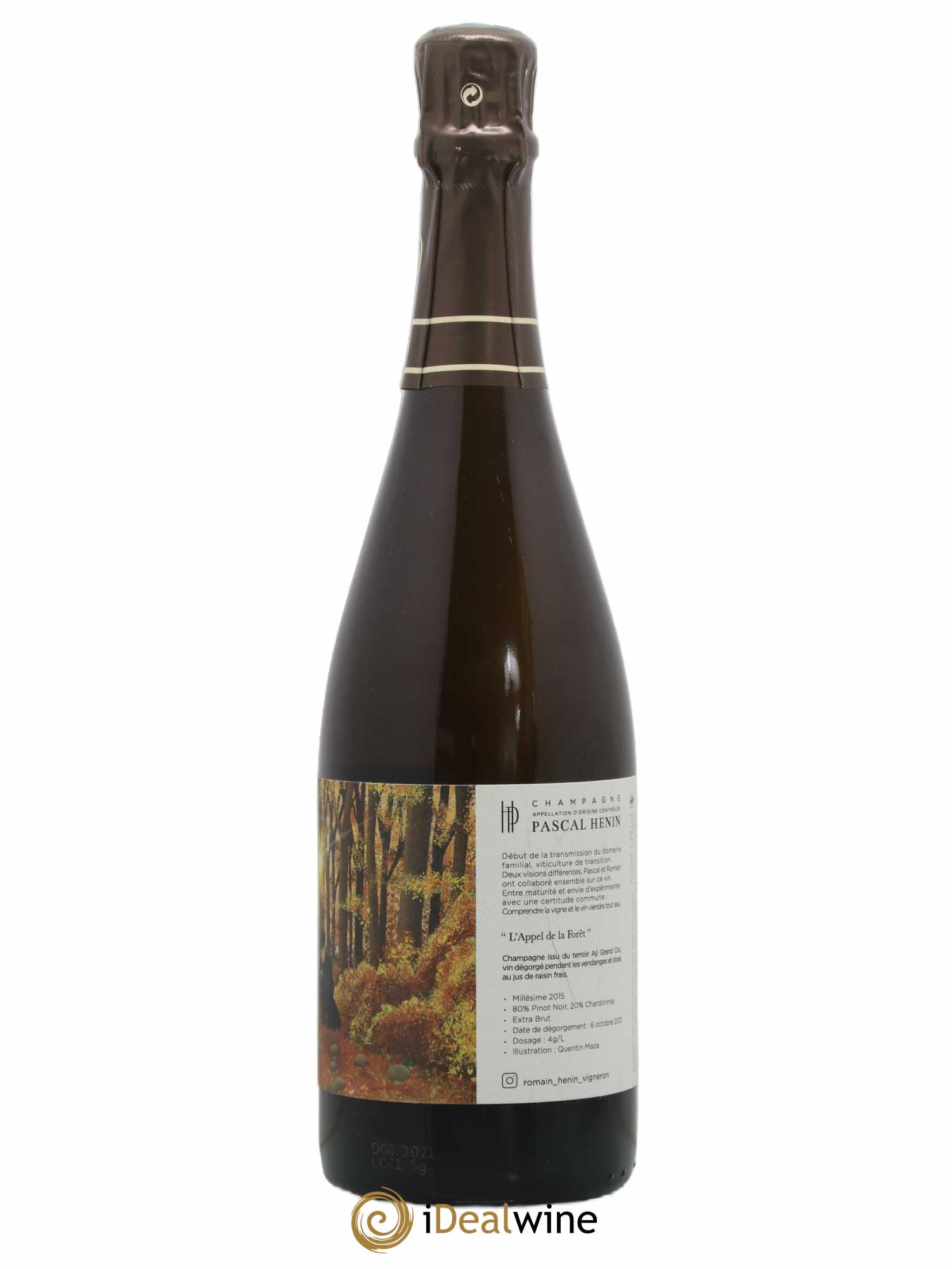 L'Appel de la Fôret Romain Henin 2015 - Lot of 1 bottle - 0