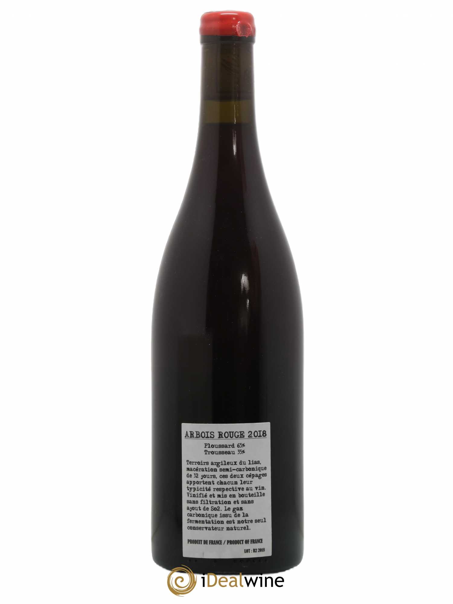 Arbois Ploussard Trousseau Adeline Houillon & Renaud Bruyère 2018 - Lot de 1 bouteille - 1
