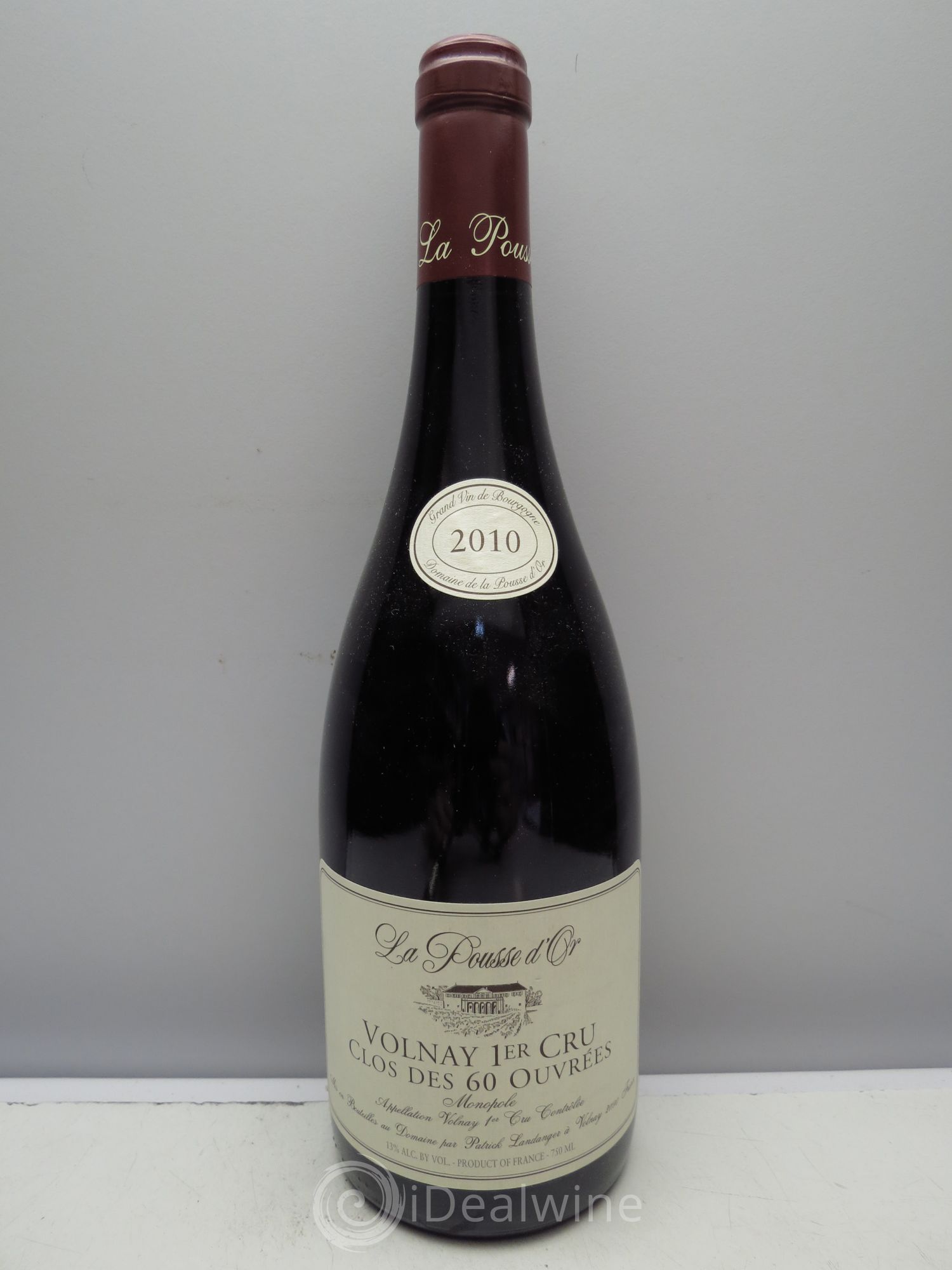 Volnay 1er Cru Clos des 60 ouvrées La Pousse d'Or (Domaine de) 2010 - Lot de 1 bouteille - 0