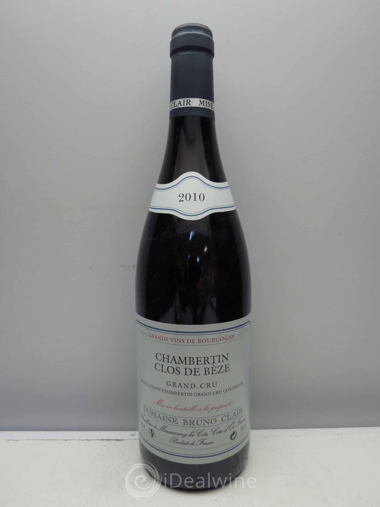 Chambertin Clos de Bèze Grand Cru Bruno Clair (Domaine) 2010 - Lot de 1 bouteille - 0