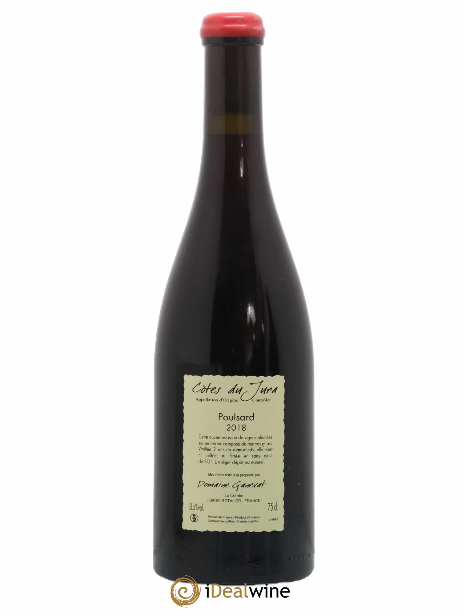 Côtes du Jura Les Chalasses Vieilles Vignes Poulsard Jean-François Ganevat (Domaine) 2018 - Lot de 1 bouteille - 1