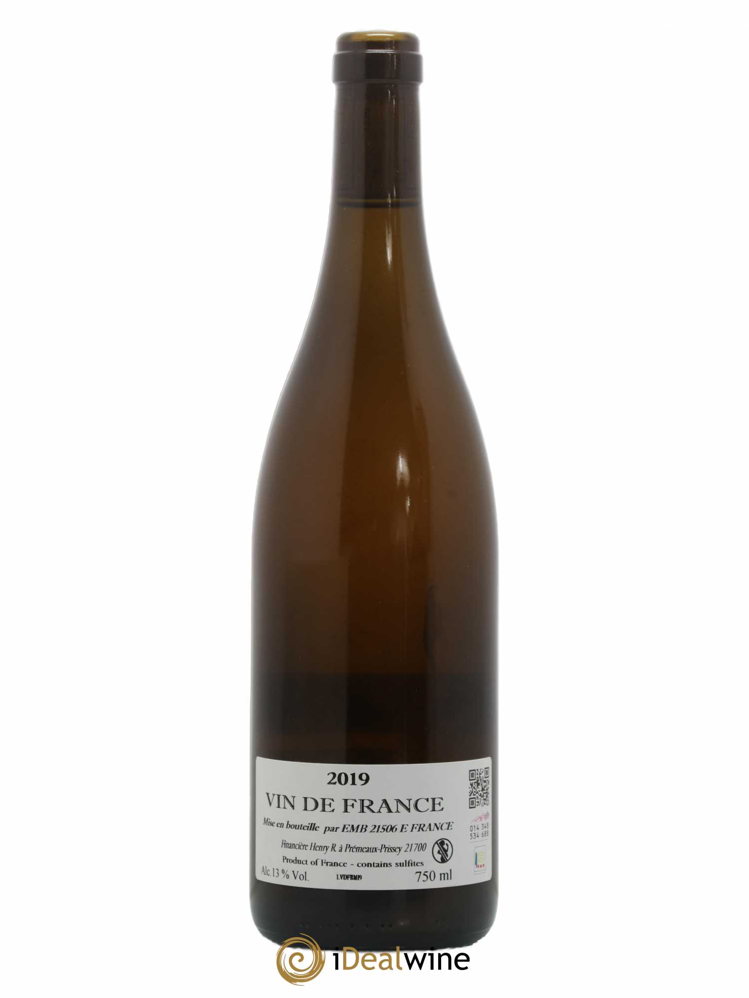 Vin de France Blanc de Macération Prieuré Roch 2019 - Lot de 1 bouteille - 1