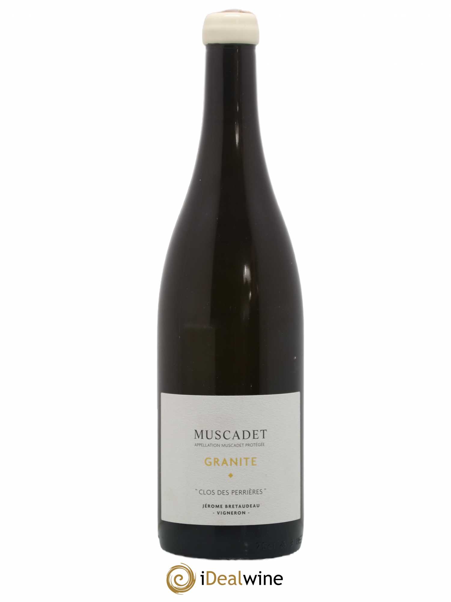 Muscadet-Sèvre-et-Maine Granite Clos des Perrières Jérôme Bretaudeau - Domaine de Bellevue 2019 - Lot de 1 bouteille - 0