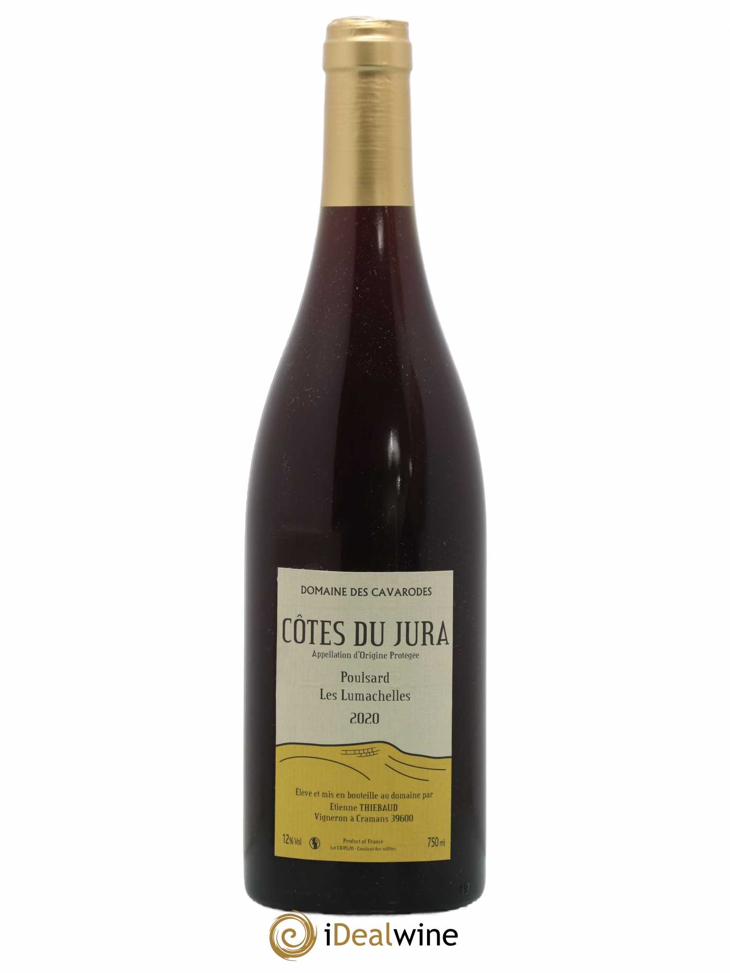 Côtes du Jura Poulsard Les Lumachelles Cavarodes (Domaine des) - Etienne Thiébaud 2020 - Lot de 1 bouteille - 0