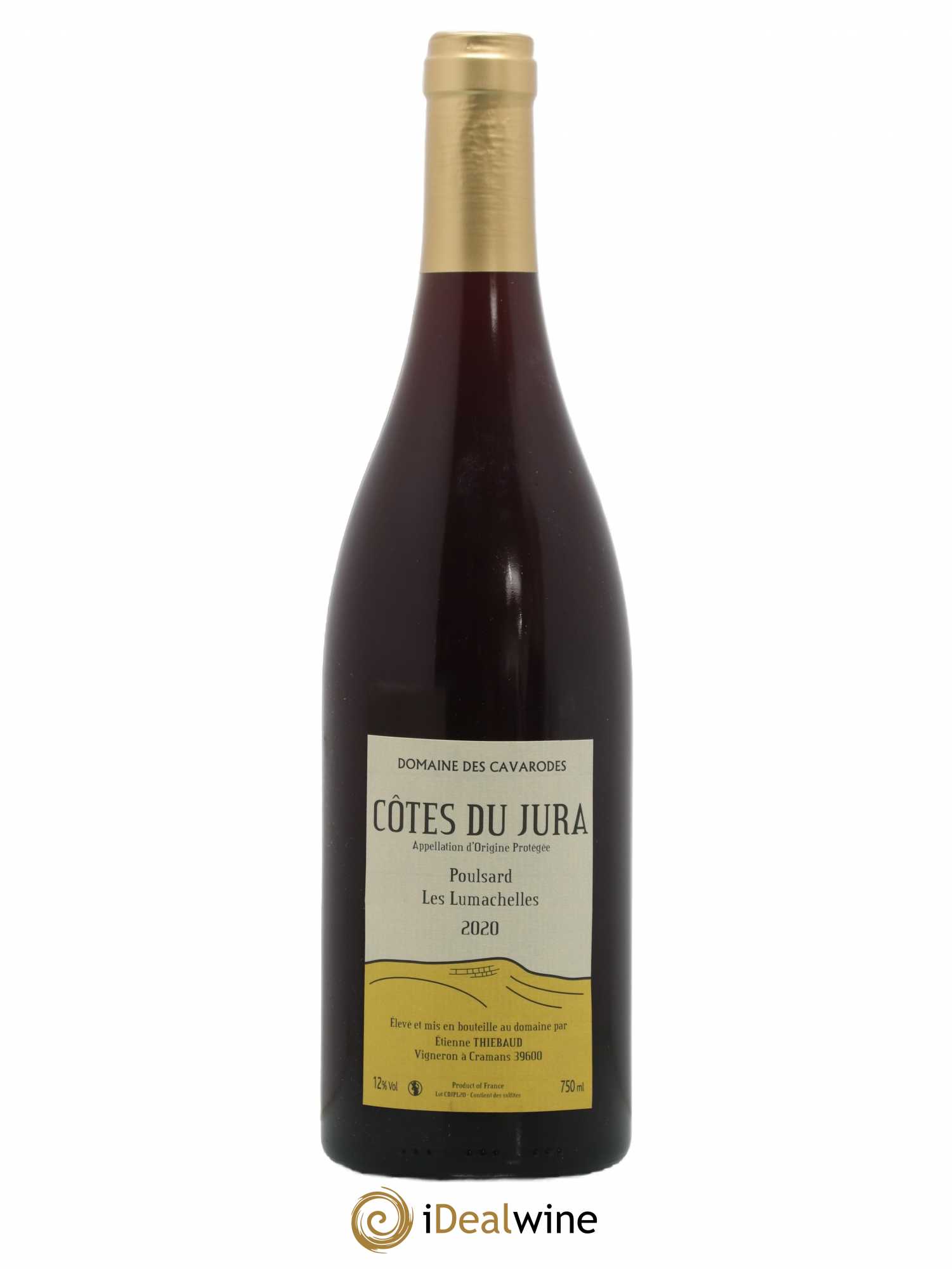 Côtes du Jura Poulsard Les Lumachelles Cavarodes (Domaine des) - Etienne Thiébaud 2020 - Lot de 1 bouteille - 0
