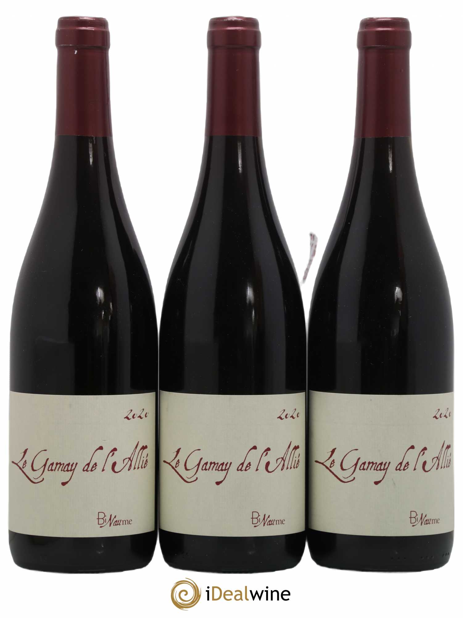 Vin de France Le Gamay de l'Allié Binaume Bizot-Naudin 2020 - Lot de 3 bouteilles - 0