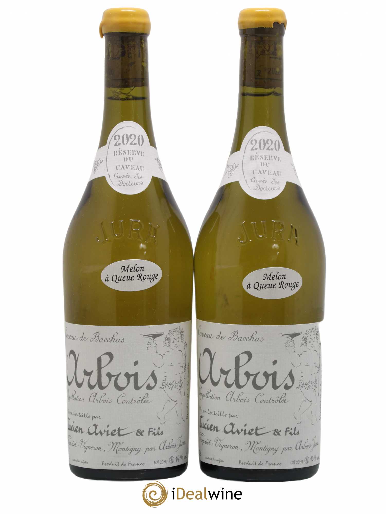 Arbois Melon à Queue Rouge Cuvée des Docteurs Lucien Aviet (Domaine) 2020 - Lot de 2 bouteilles - 0