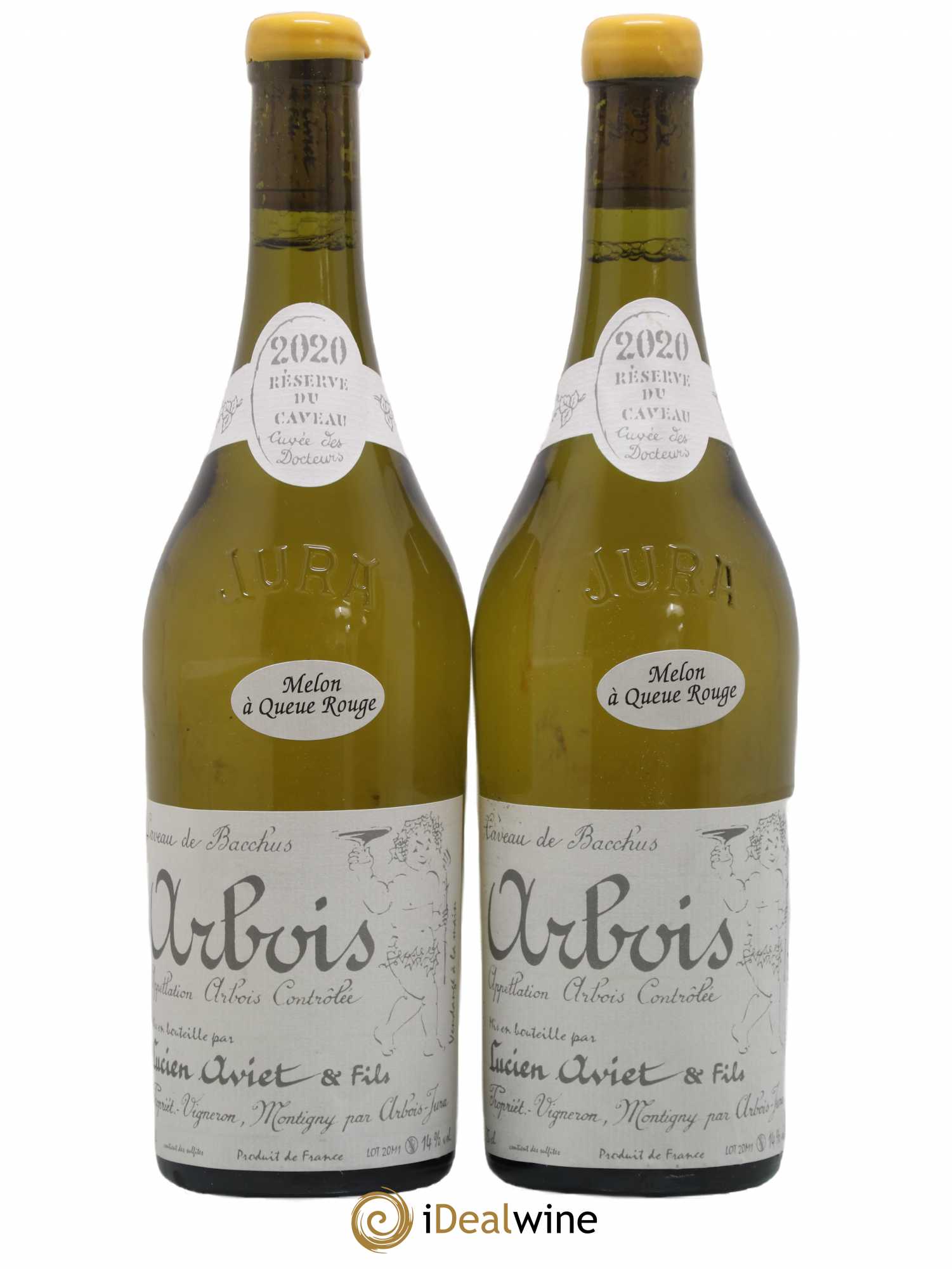 Arbois Melon à Queue Rouge Cuvée des Docteurs Lucien Aviet (Domaine) 2020 - Lot de 2 bouteilles - 0