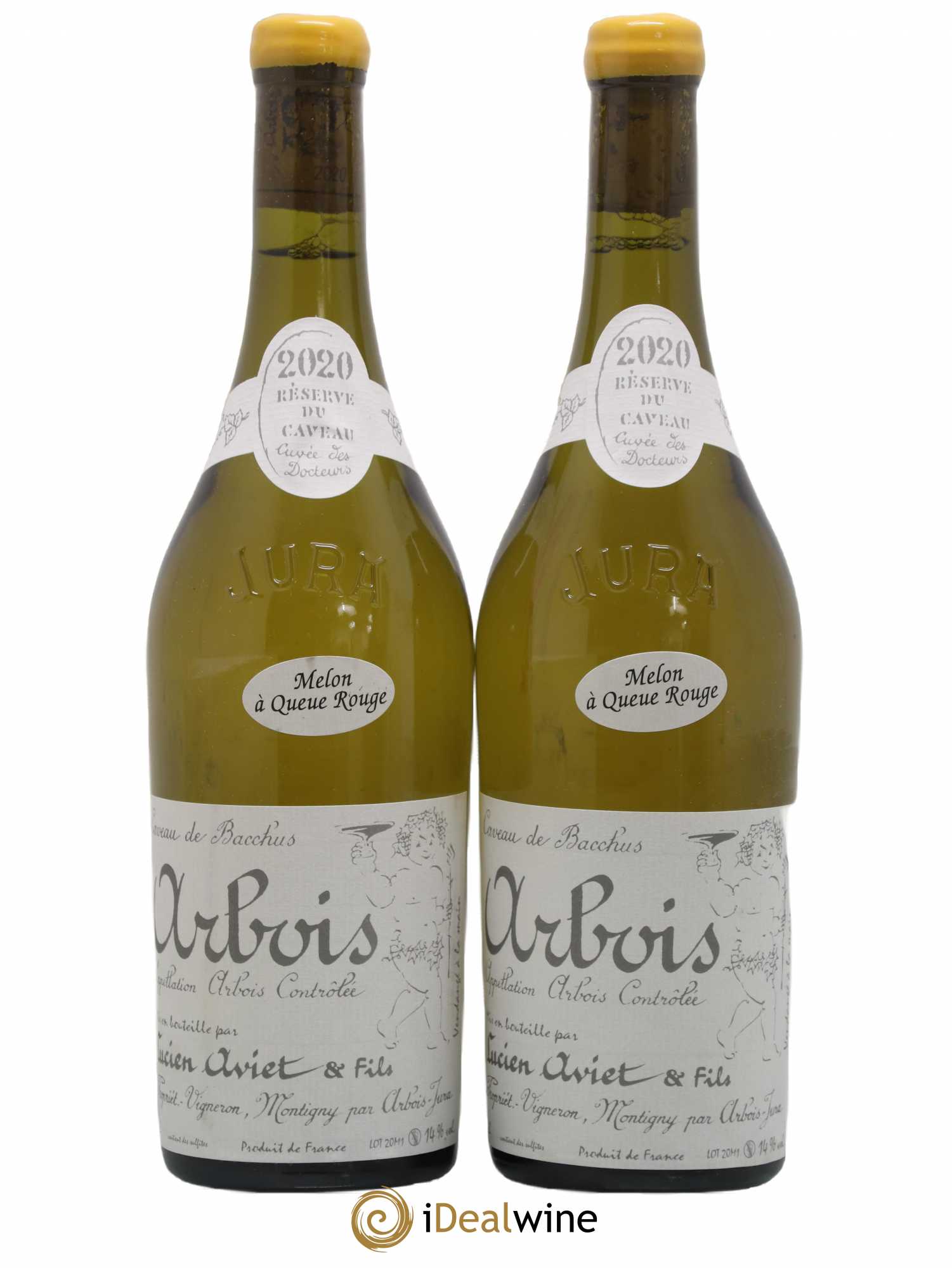Arbois Melon à Queue Rouge Cuvée des Docteurs Lucien Aviet (Domaine) 2020 - Lot de 2 bouteilles - 0