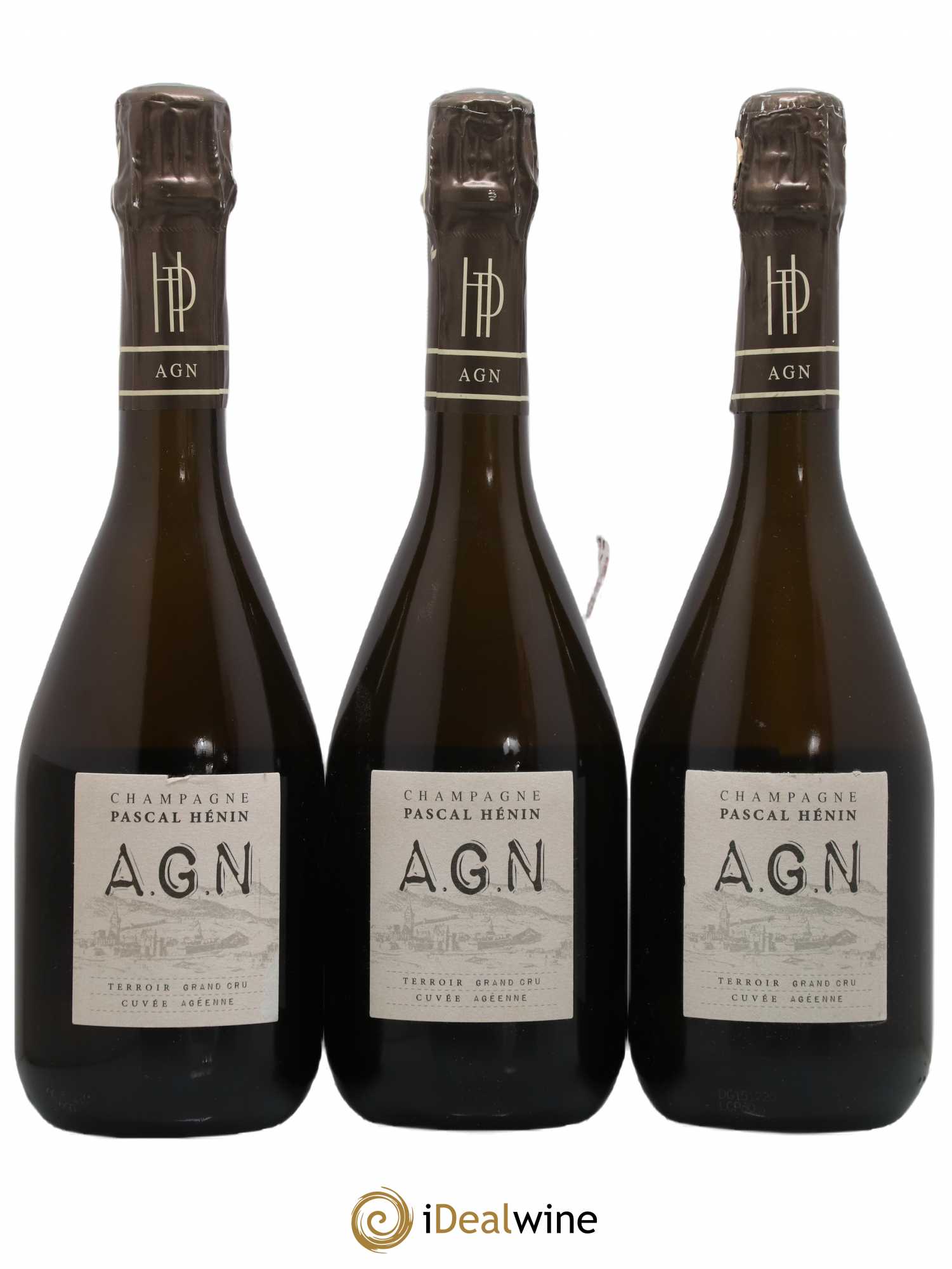 Champagne A.G.N. Cuvée Agéene Domaine Pascal Henin - Posten von 3 Flaschen - 0