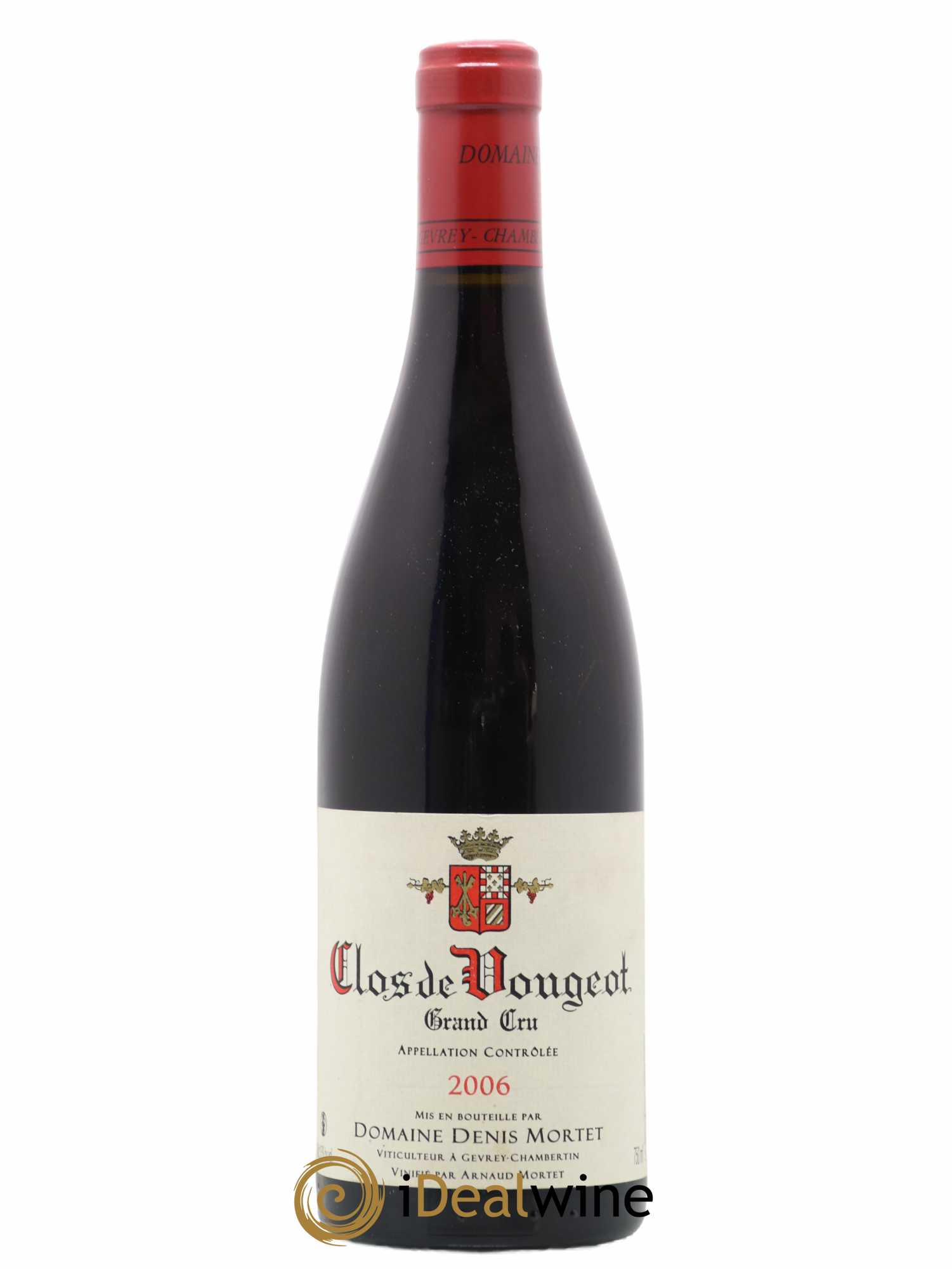 Clos de Vougeot Grand Cru Denis Mortet (Domaine) 2006 - Lot de 1 bouteille - 0