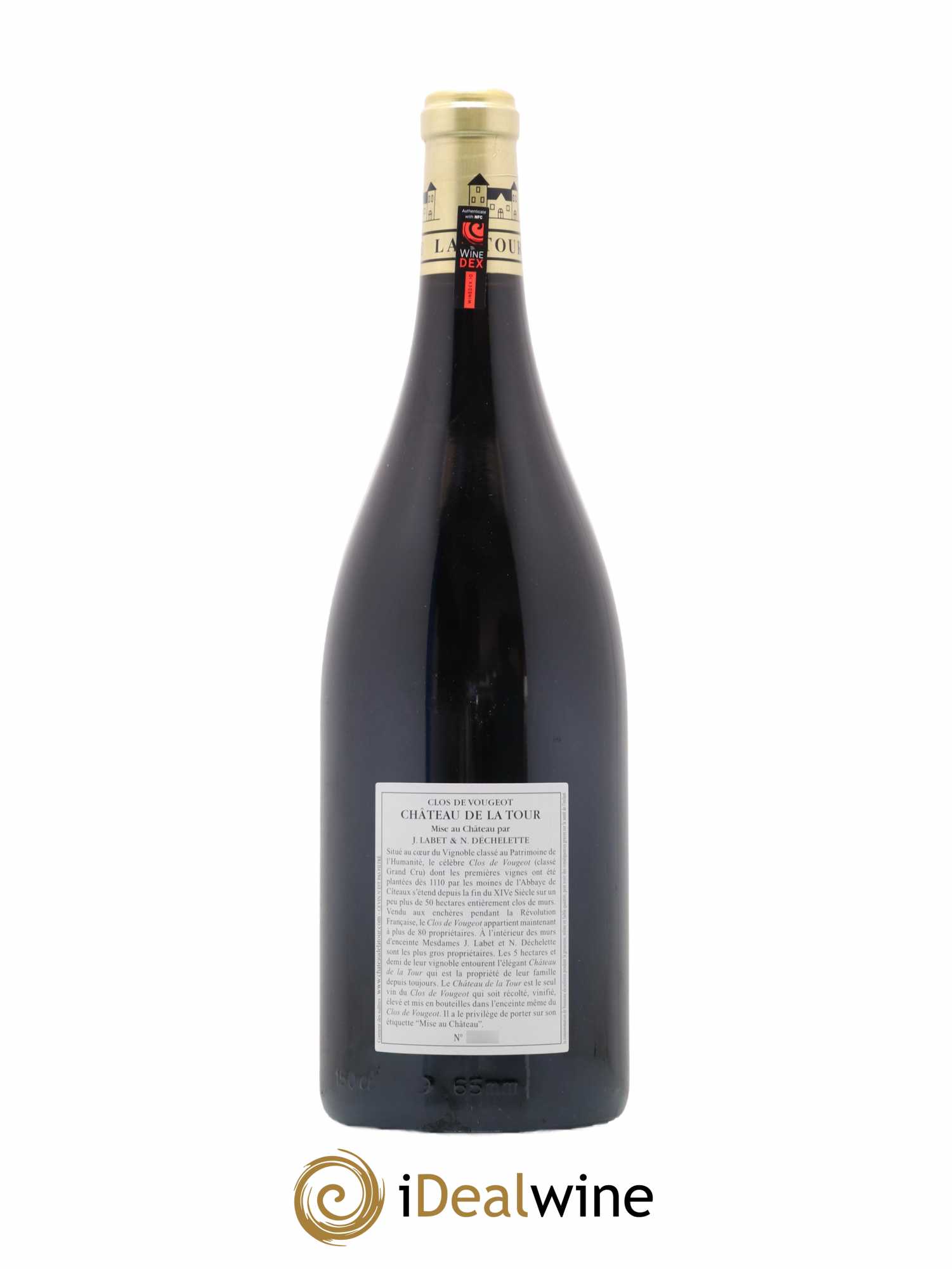 Clos de Vougeot Grand Cru Vieilles Vignes Château de La Tour 2018 - Lot de 1 magnum - 1